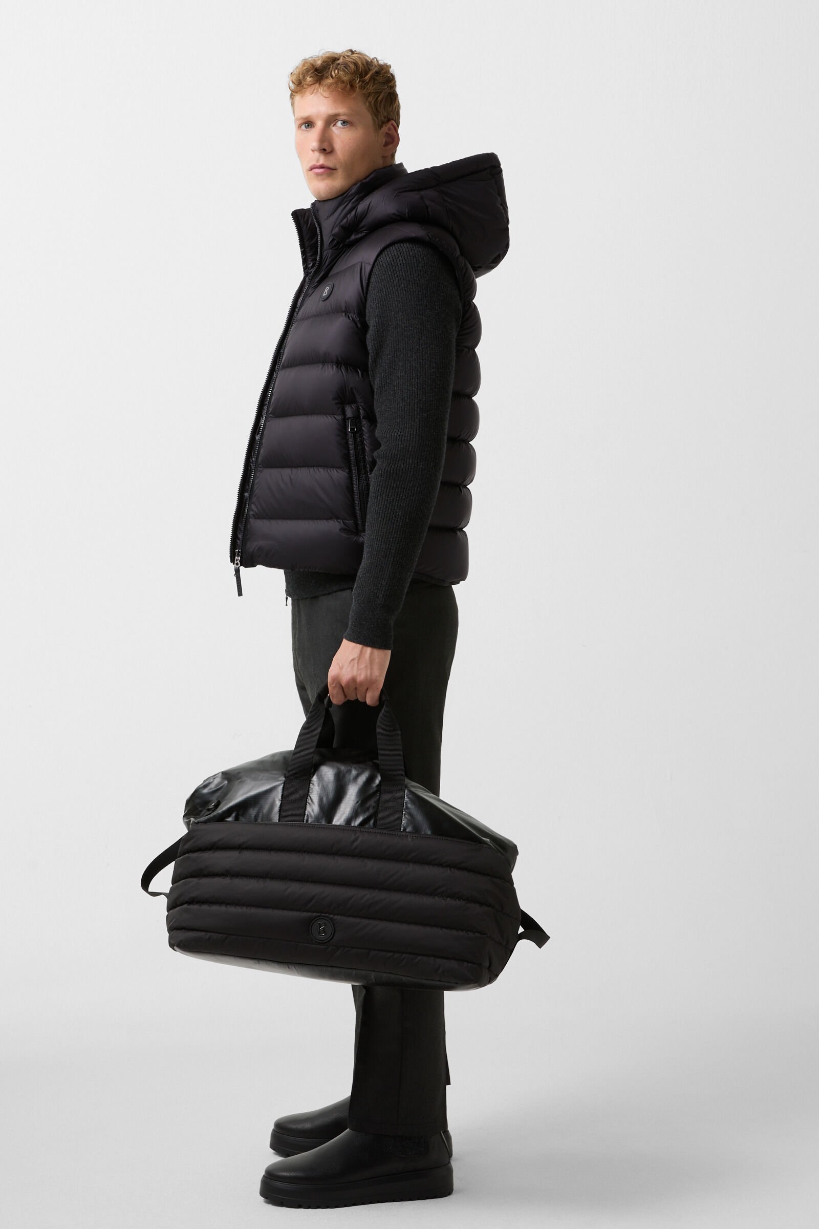 Holger donsgilet Zwart