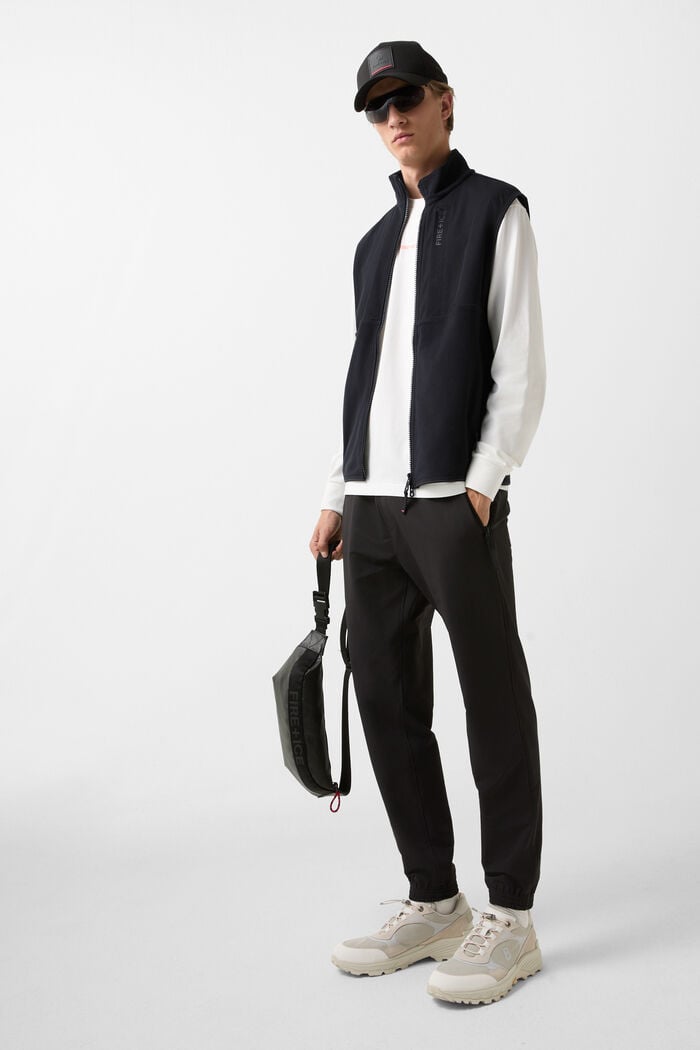 Lais hybrid fleece waistcoat Black Lais hybrid fleece waistcoat Black