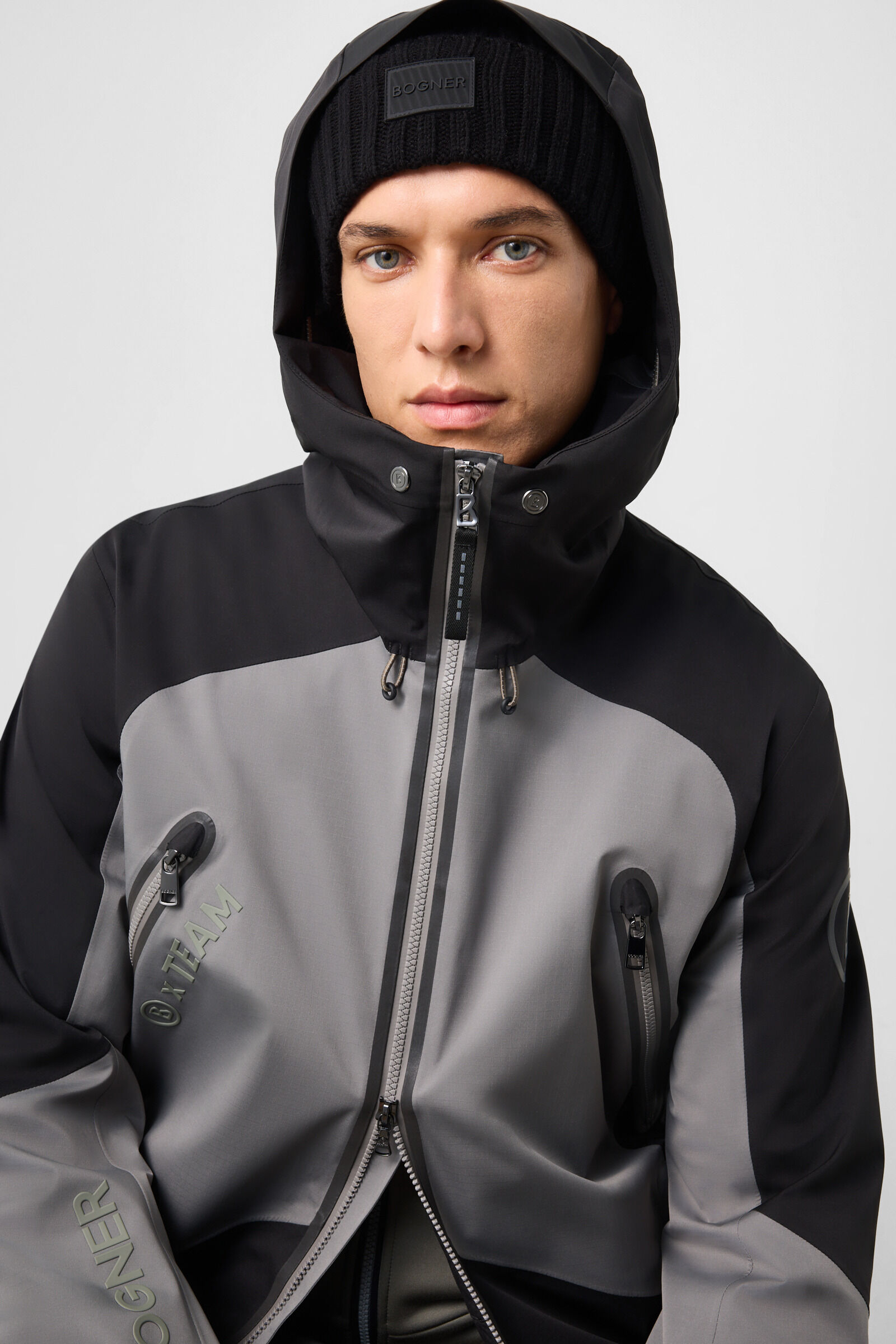 Jasper ski jacket Sage Grey/Black