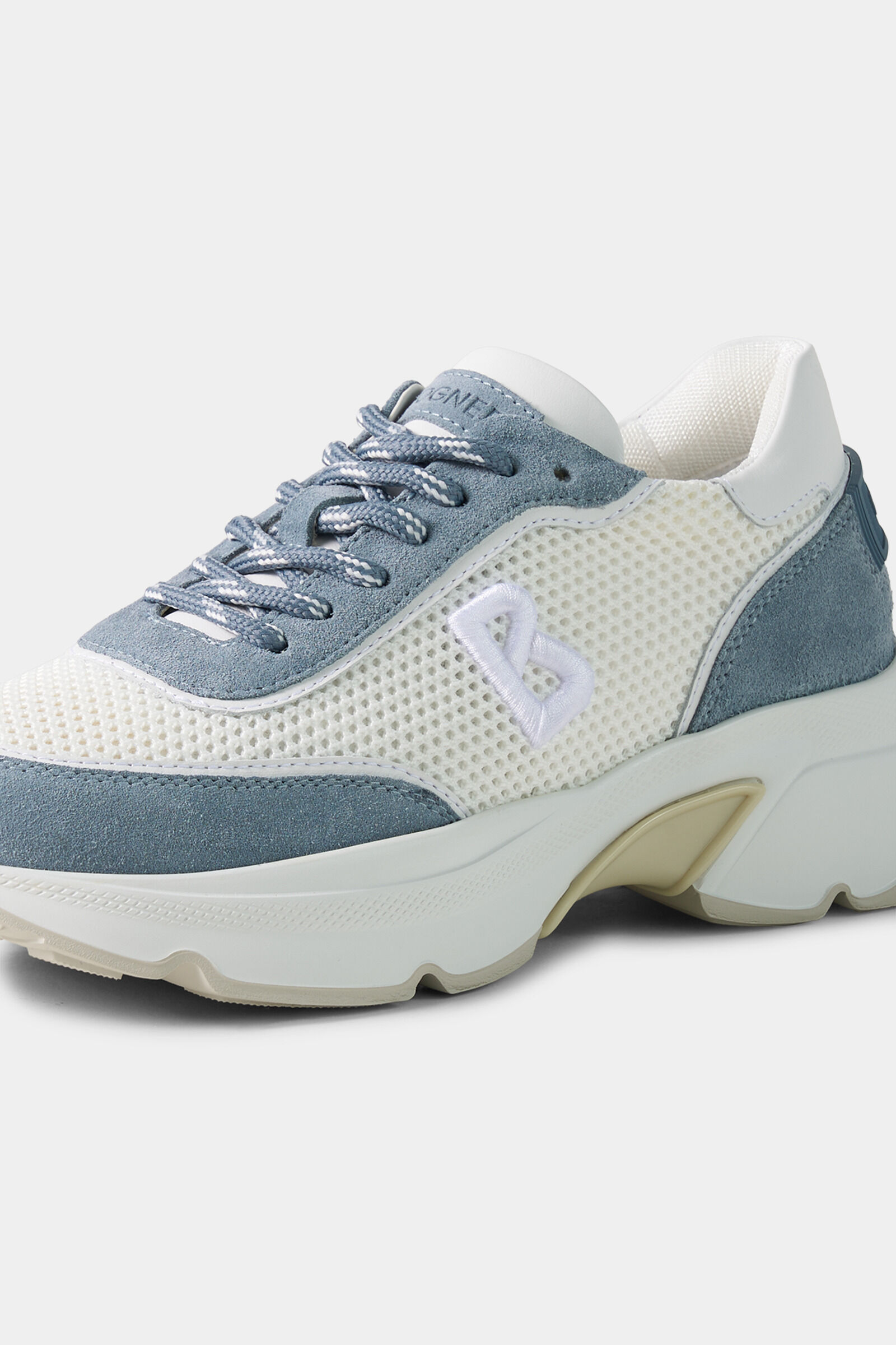 Kobe sneaker Gebroken wit/blauw