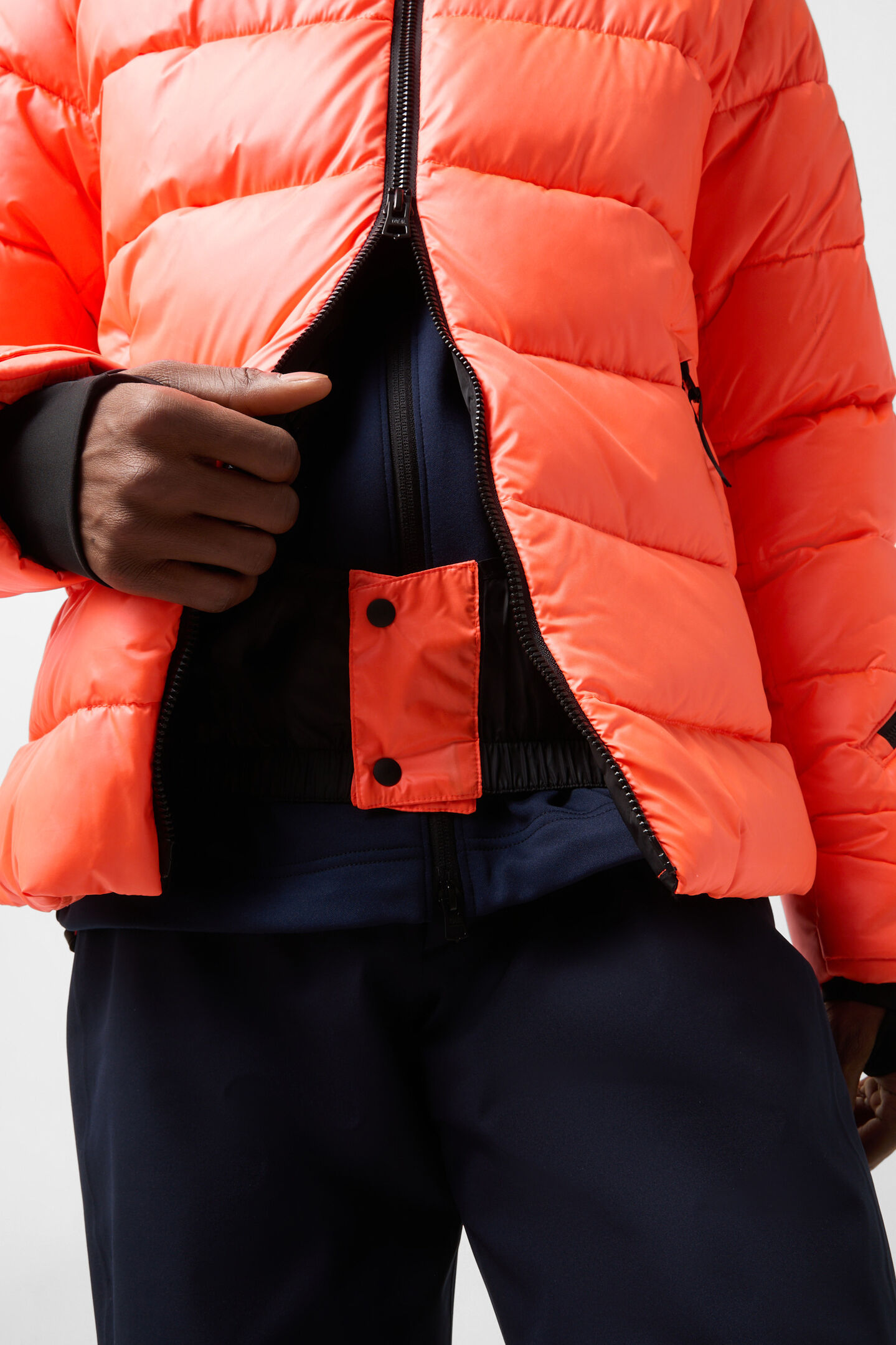 Ski-jas Luka Neon oranje