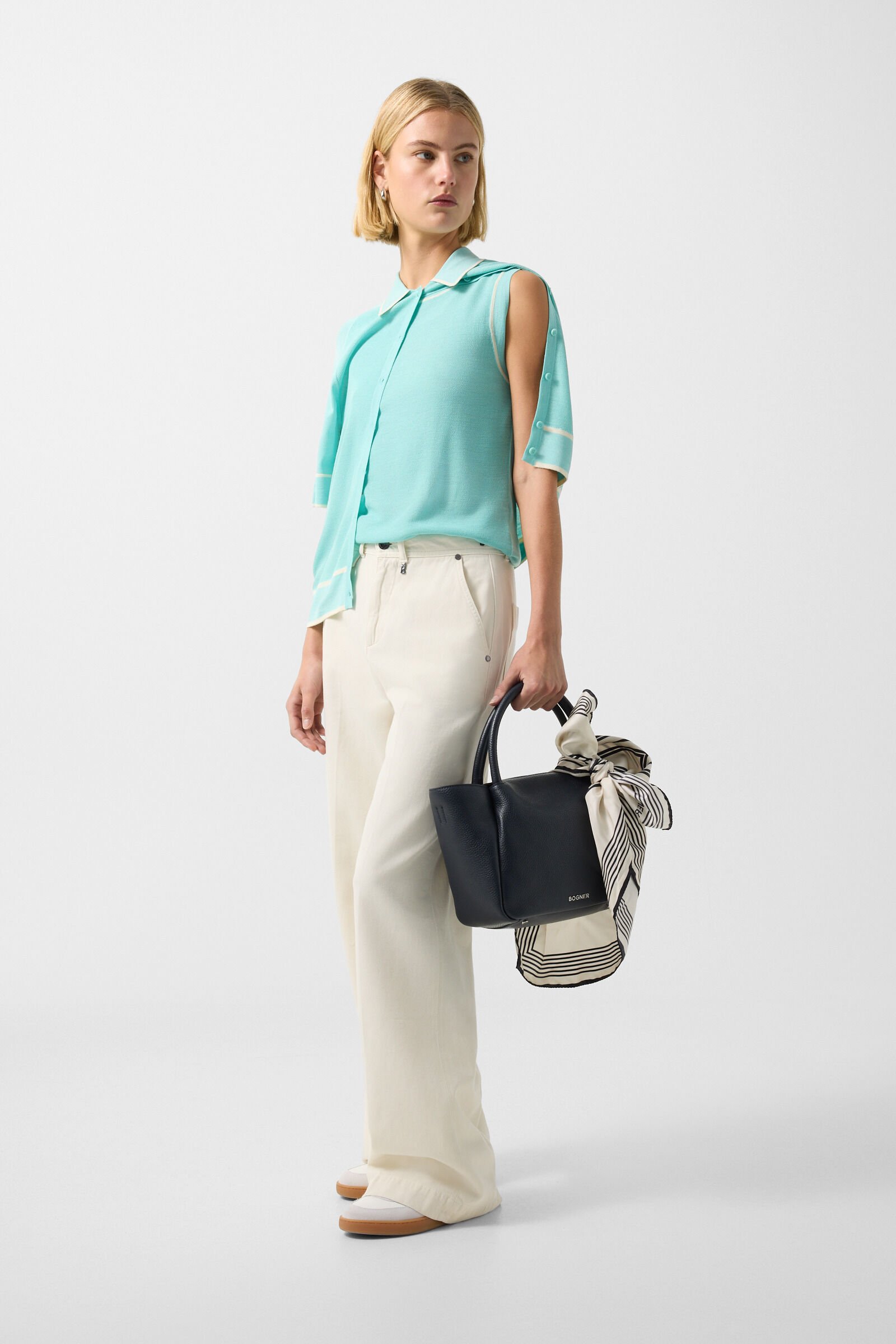 Rica wide fit jeans Cream