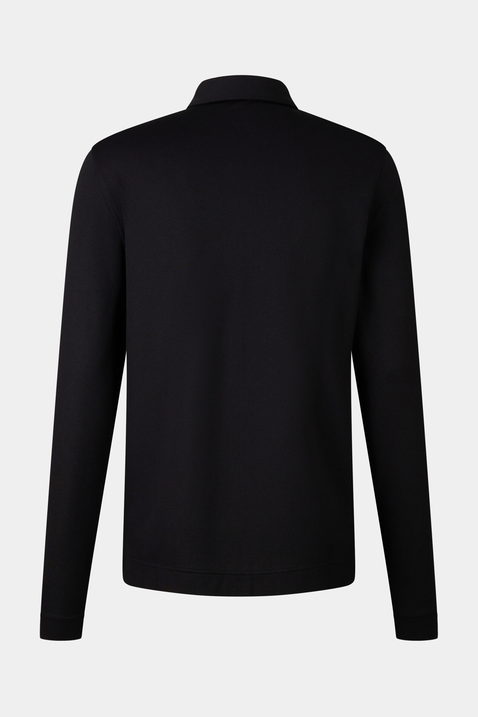 Timon poloshirt-longsleeve Zwart