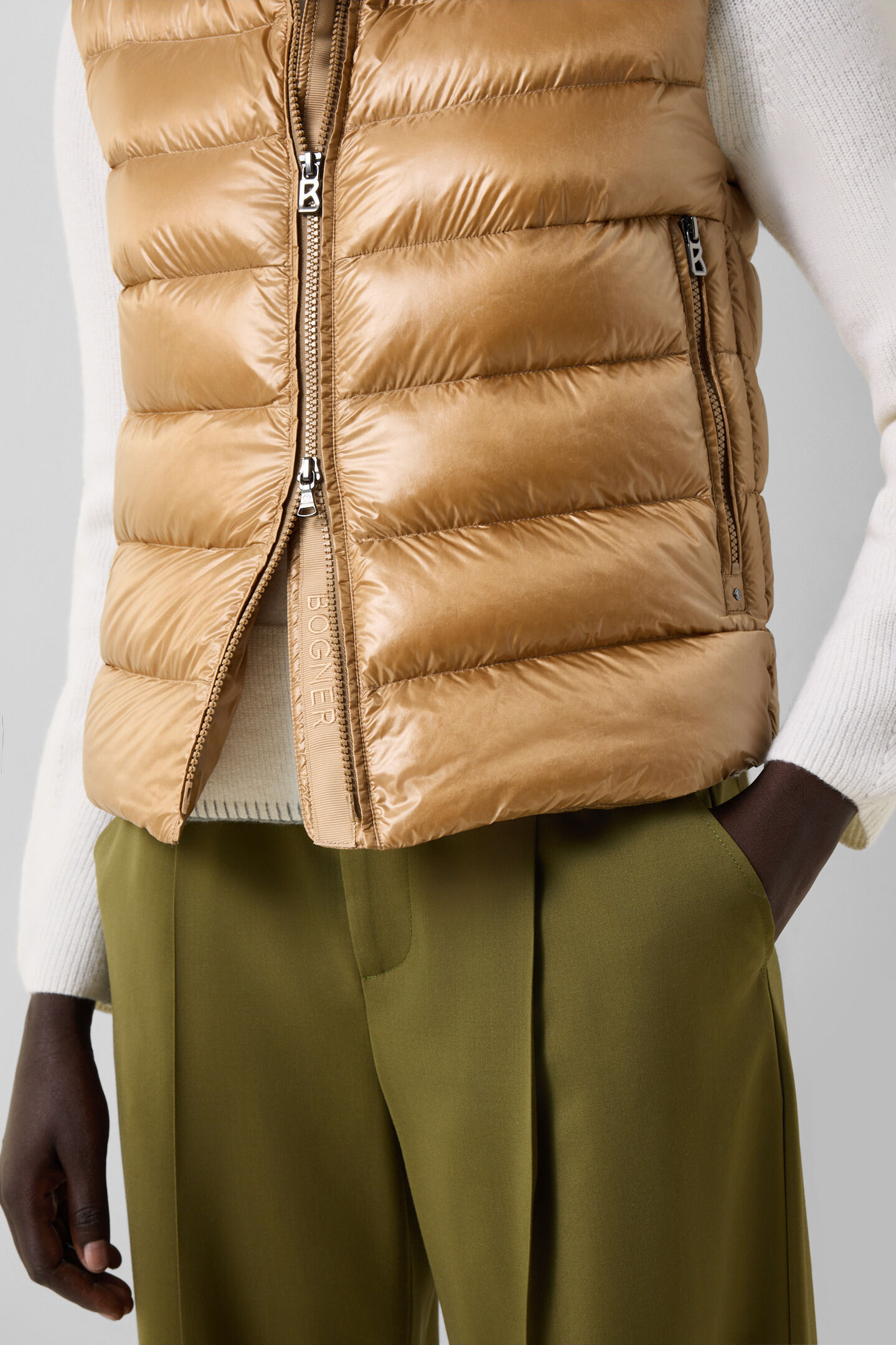 Leichtdaunenweste Milly Camel