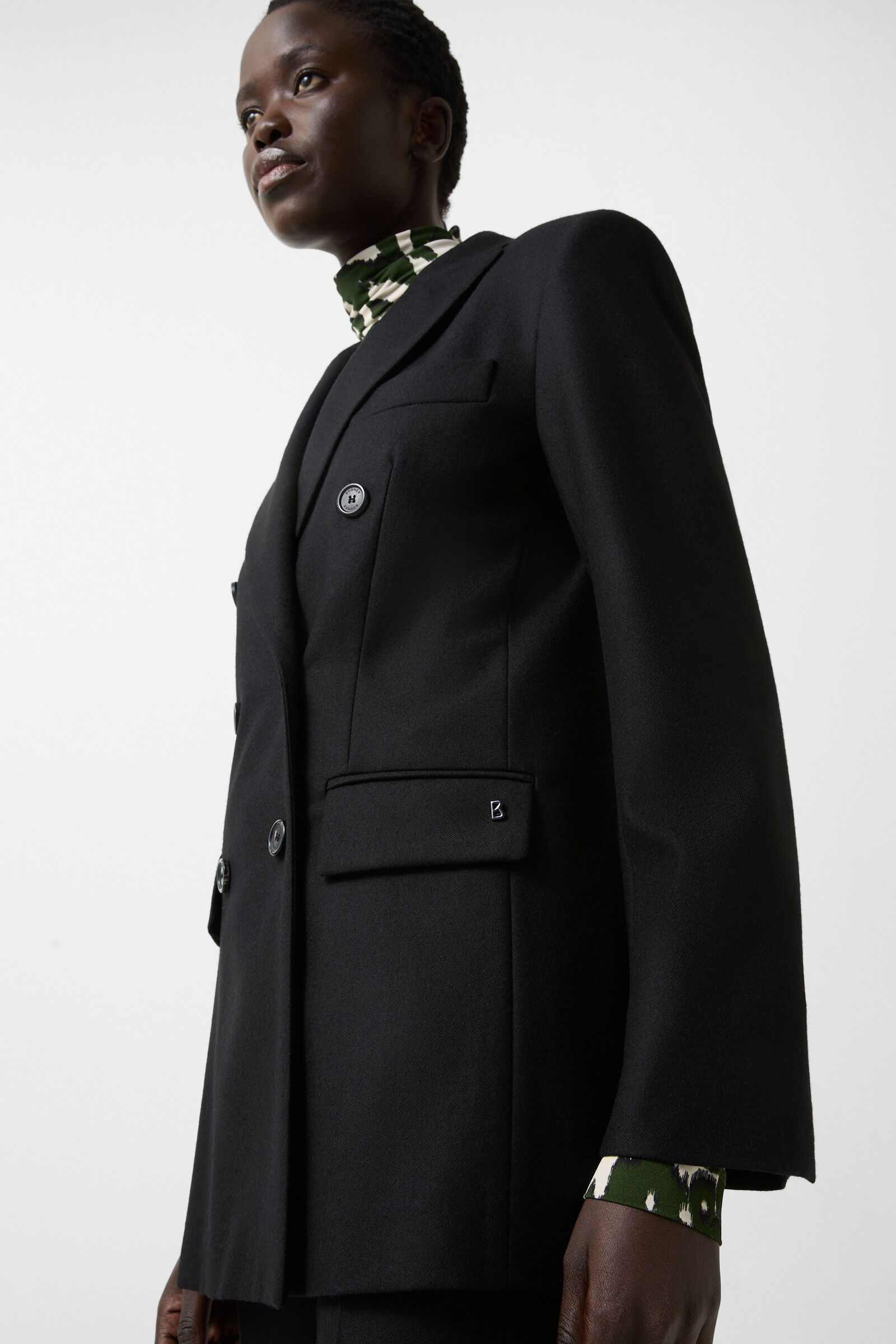 Virgin wool blazer Hillary Black