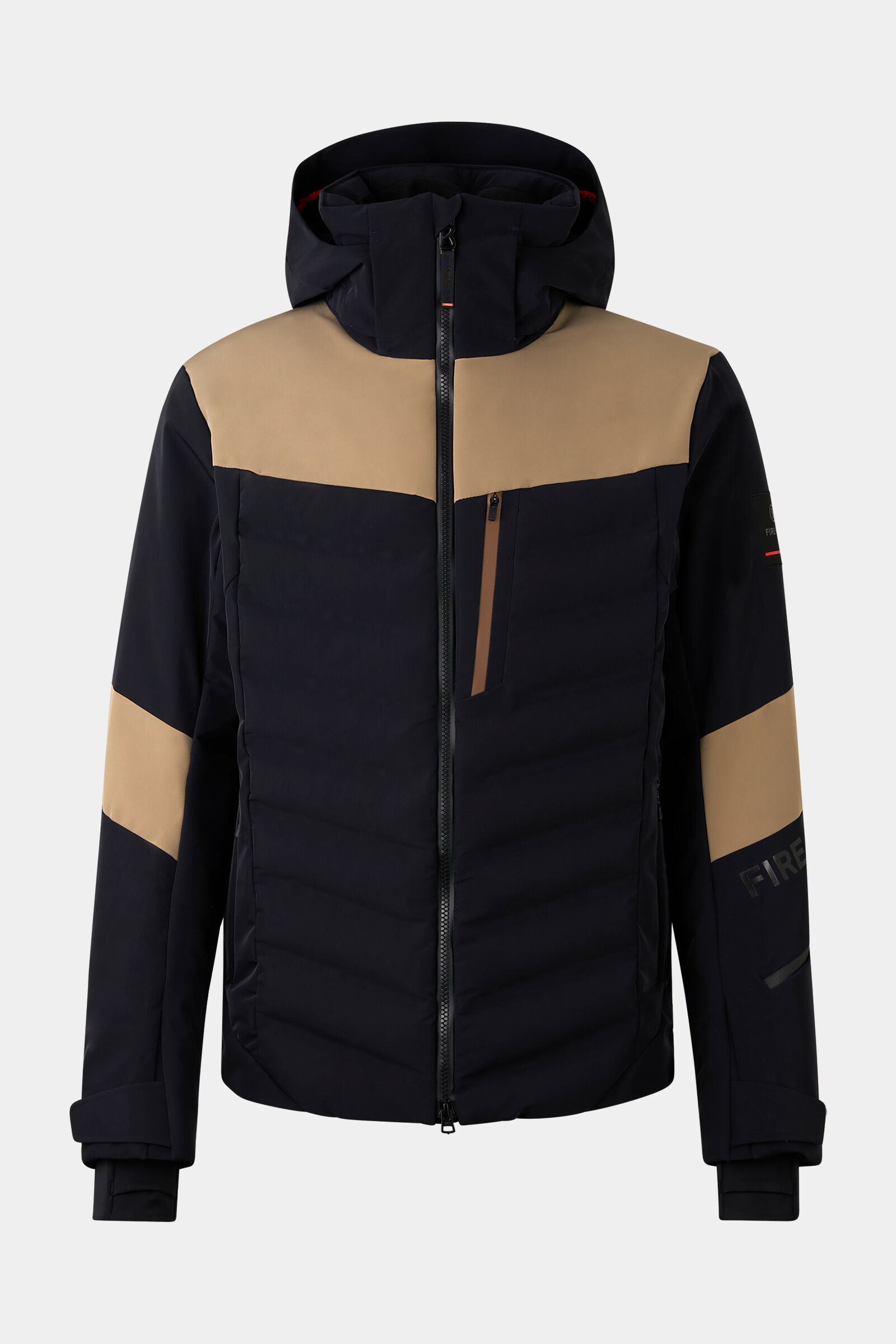 Radek ski jacket Black/beige