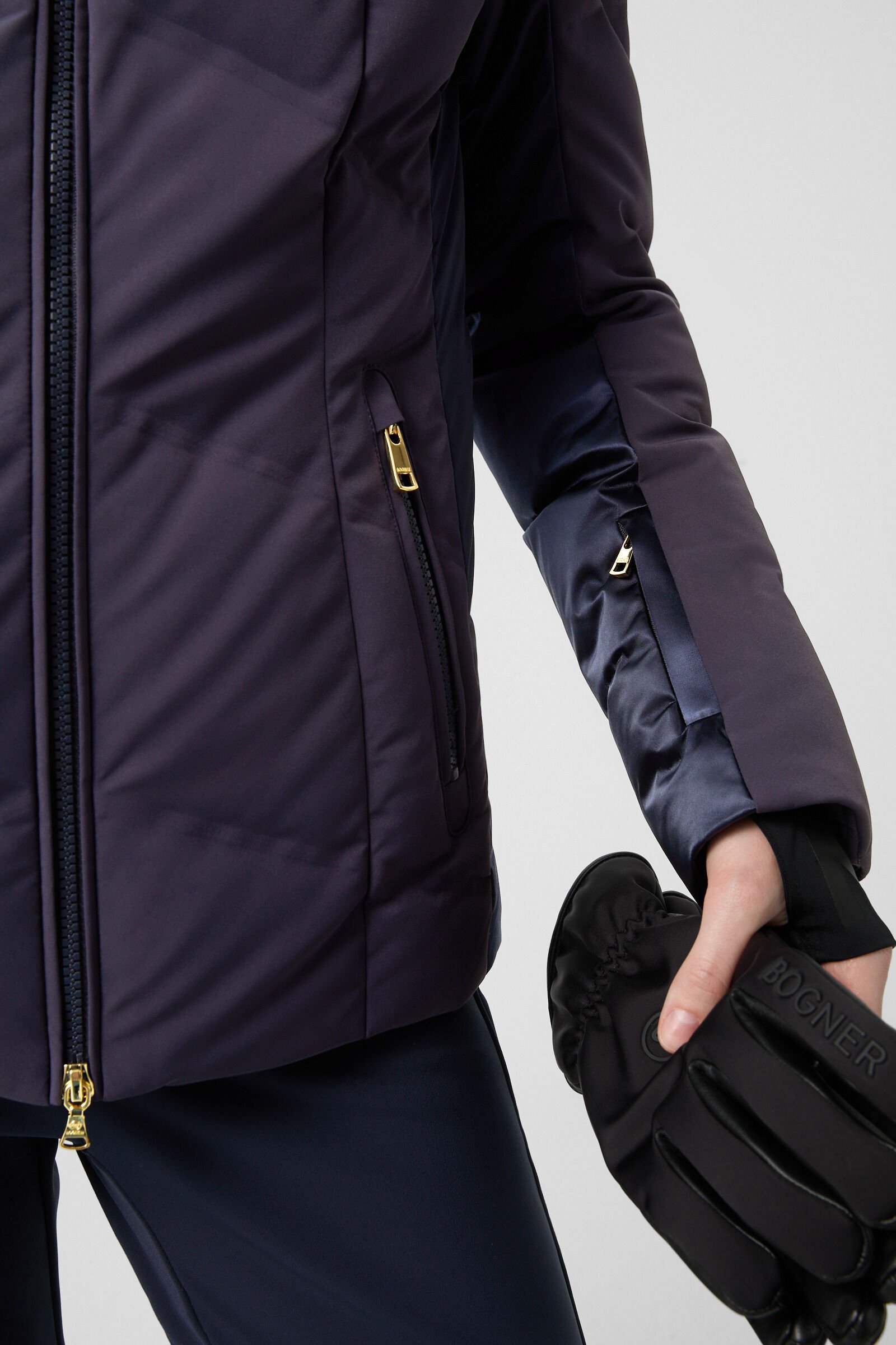 Delin down ski jacket Navy blue