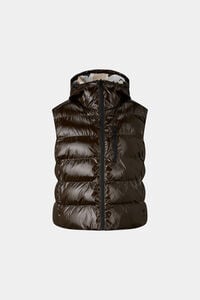 Reversible quilted waistcoat Namilia Chocolate Reversible quilted waistcoat Namilia Chocolate
