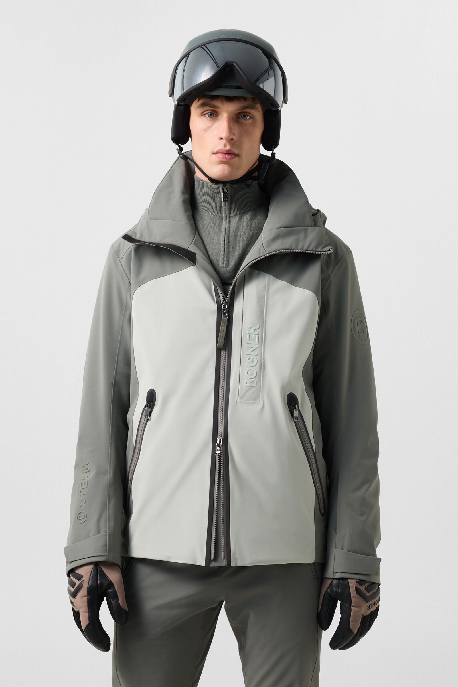 Fenno ski jacket Sage Grey