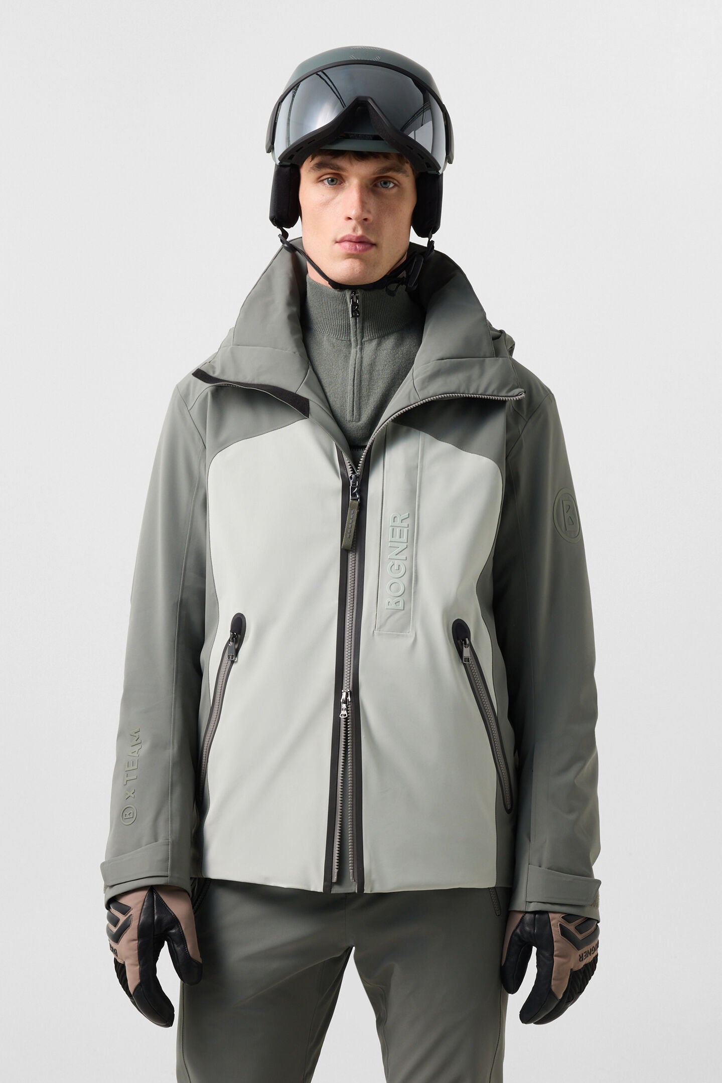 Fenno ski jacket Sage Grey
