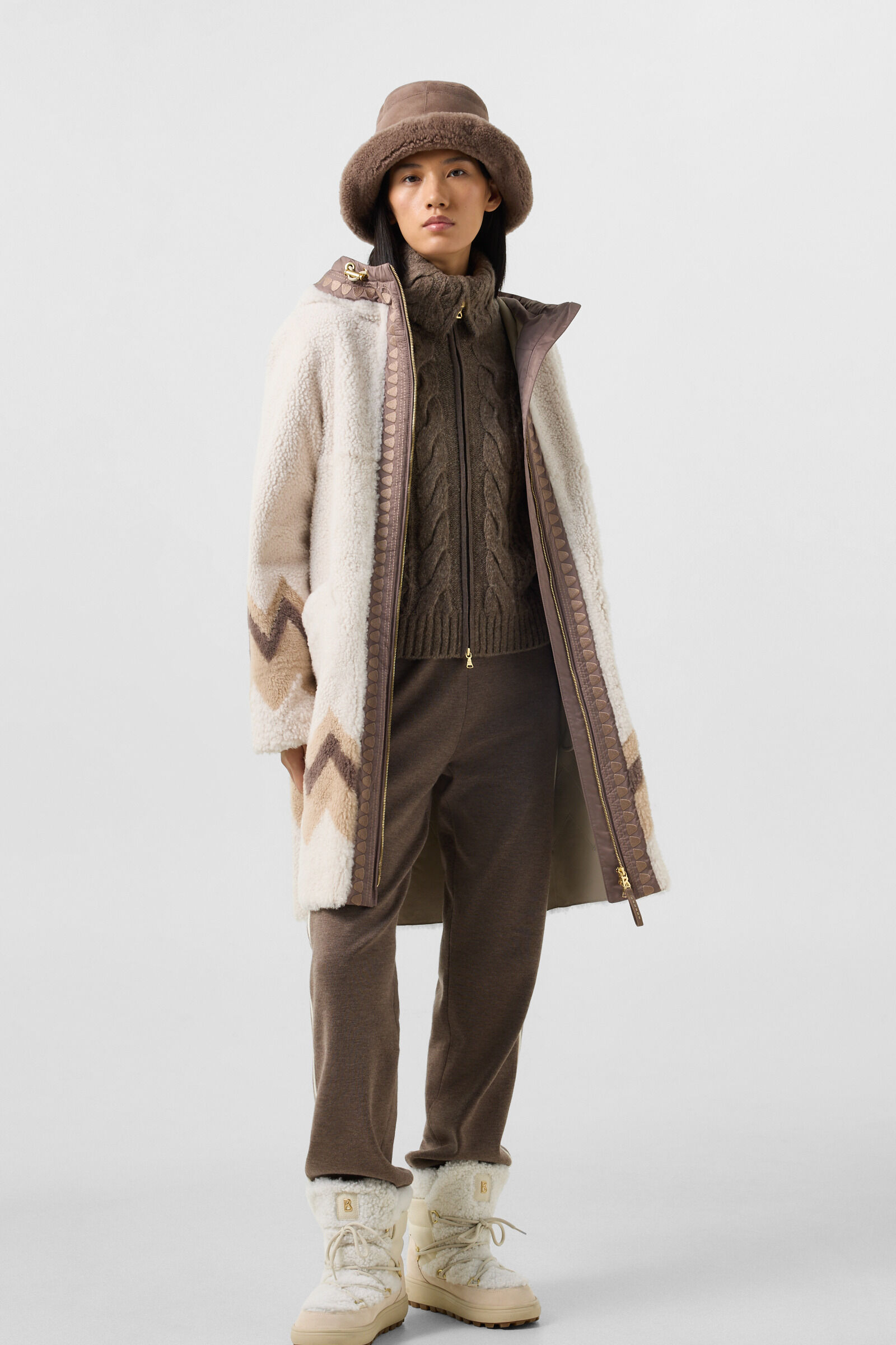 Lotta Virgin Wool Knit Jacket Hazel