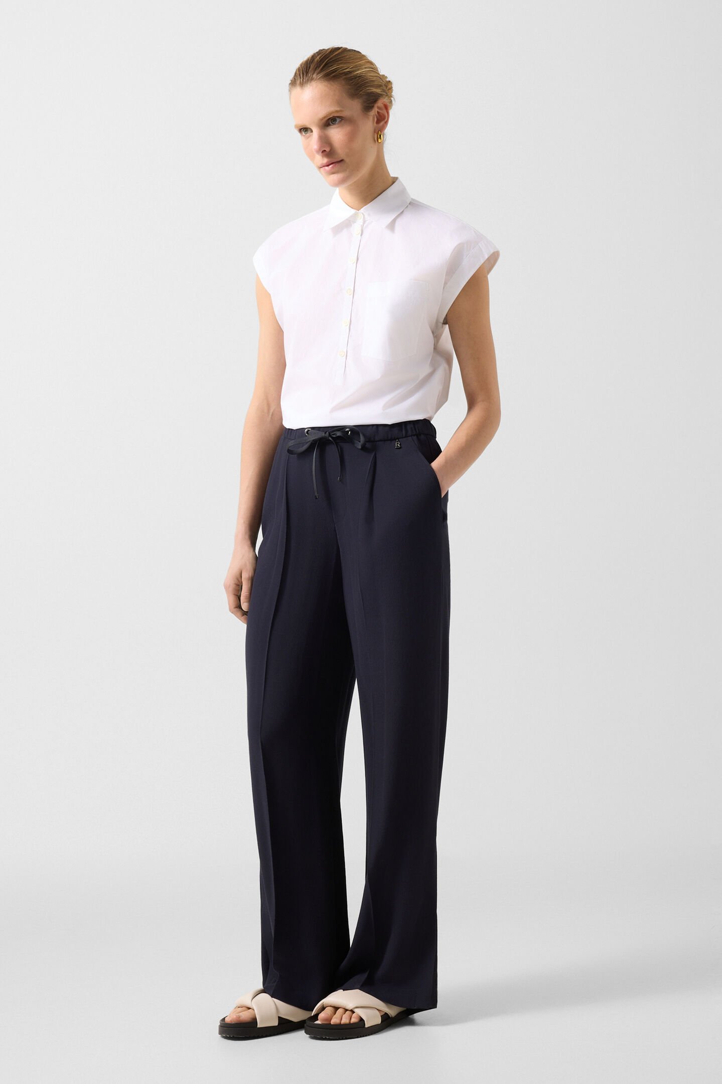 Gina trousers Navy blue