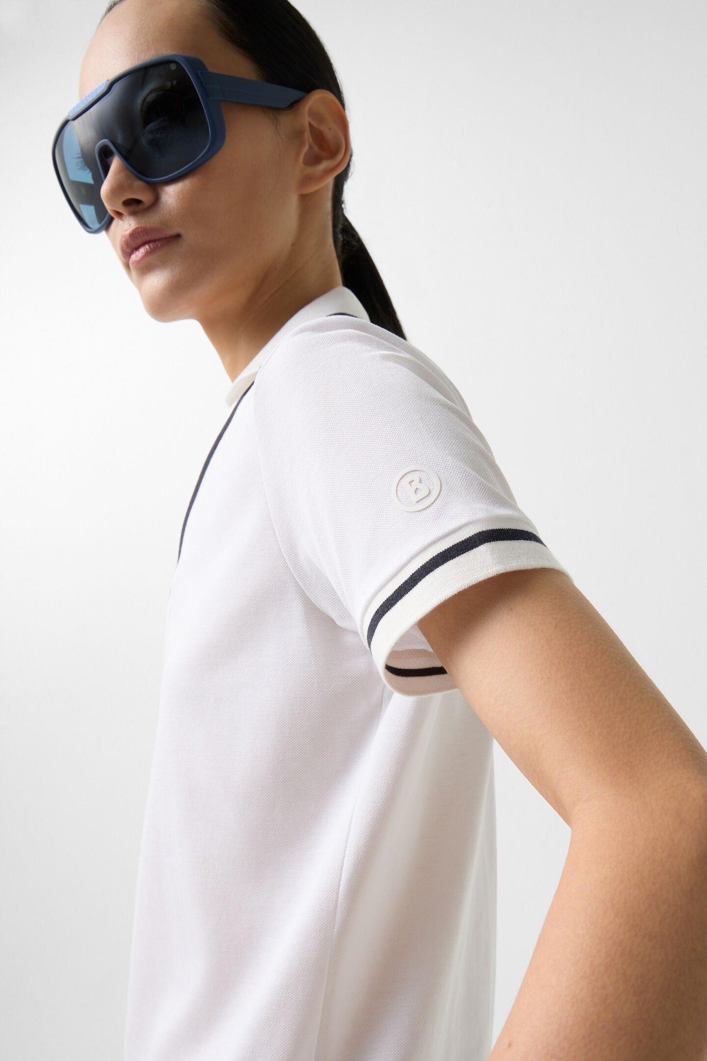Lydia functional short-sleeved top Off-White