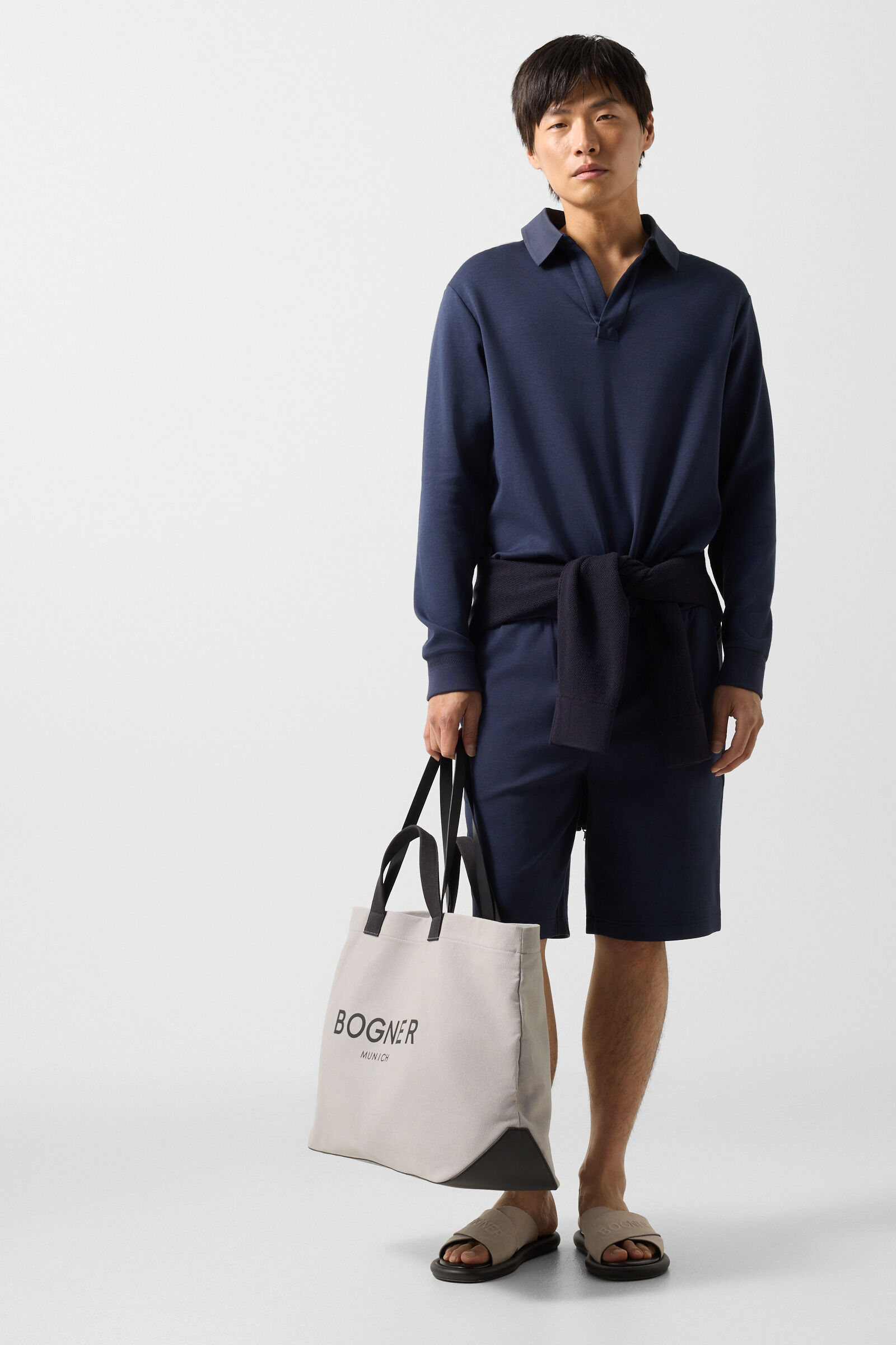 Lionel polo sweatshirt Navy blue