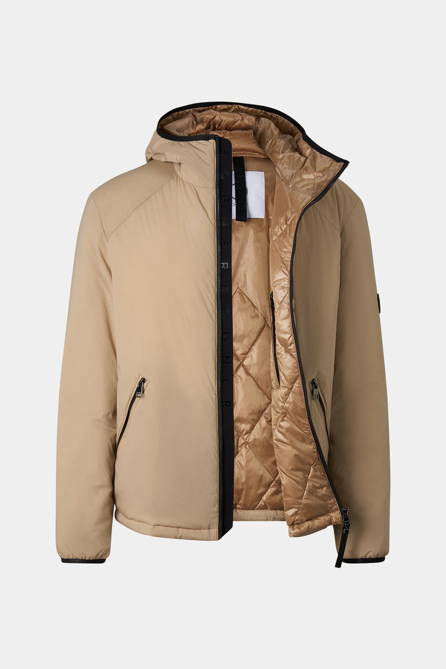 Clio lichte donzen jas Beige