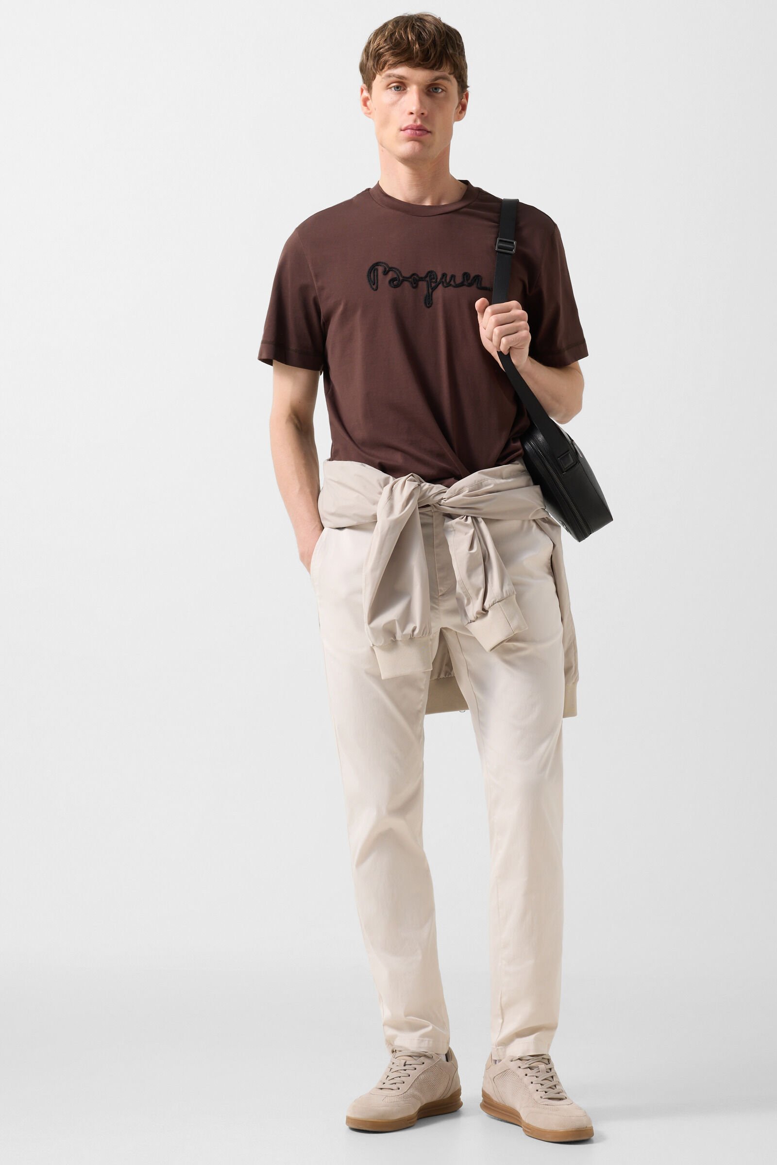 T-shirt Lukas Dark brown