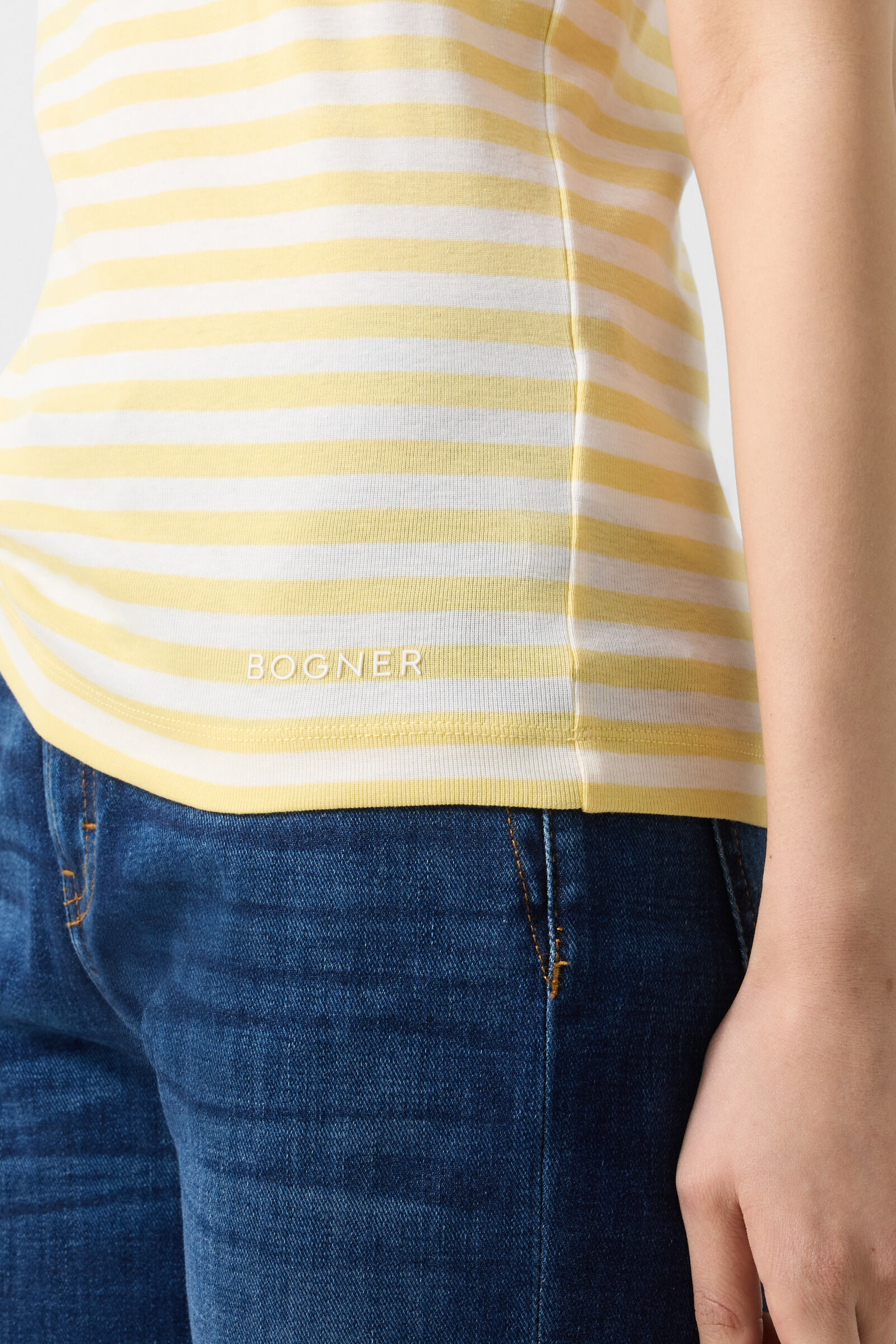 Nikini T-shirt Yellow/Off-White