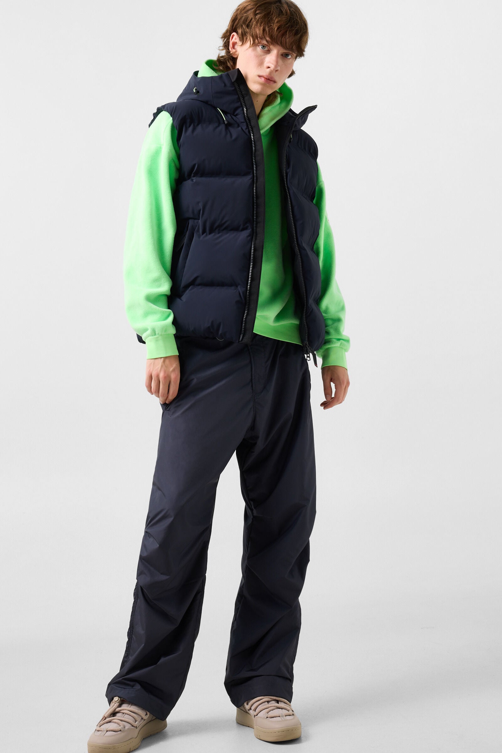 Gill quilted waistcoat Navy