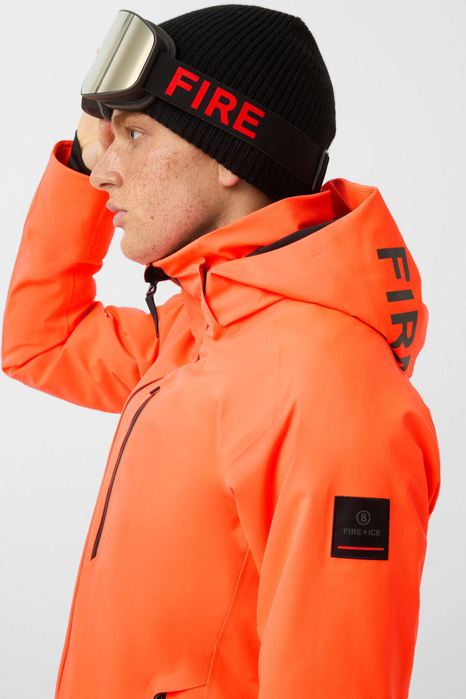Eason ski jacket Neon orange