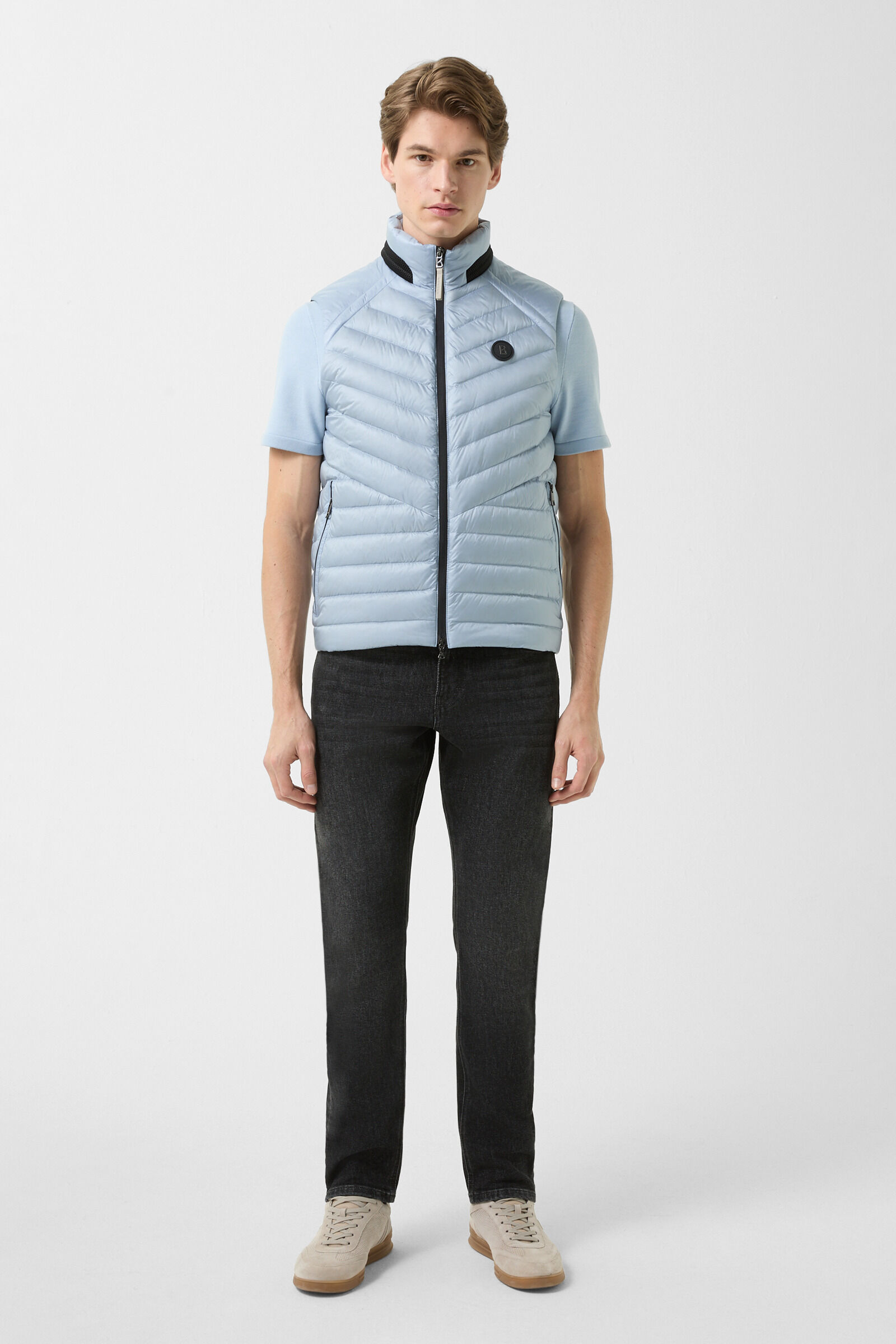 Lasse lightweight down waistcoat Light blue
