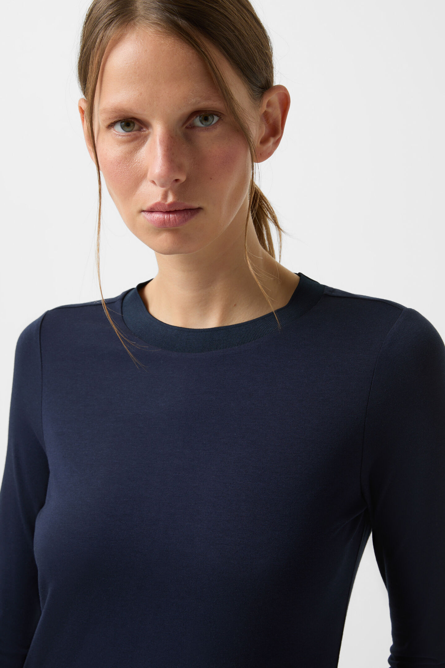 Longsleeve Alexi Navy-Blau