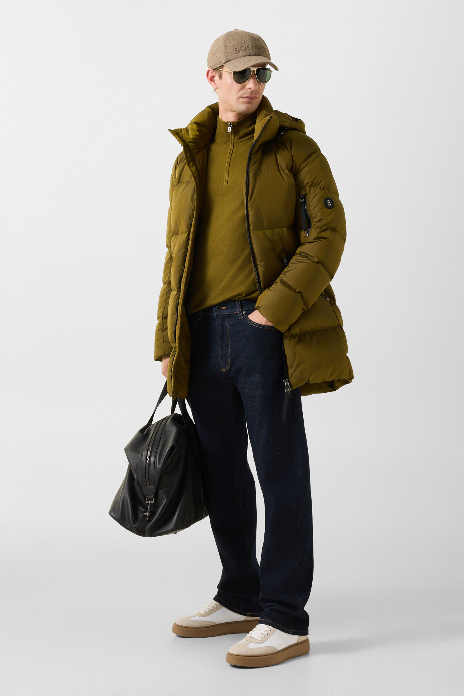Ouri Virgin Wool Troyer Olive