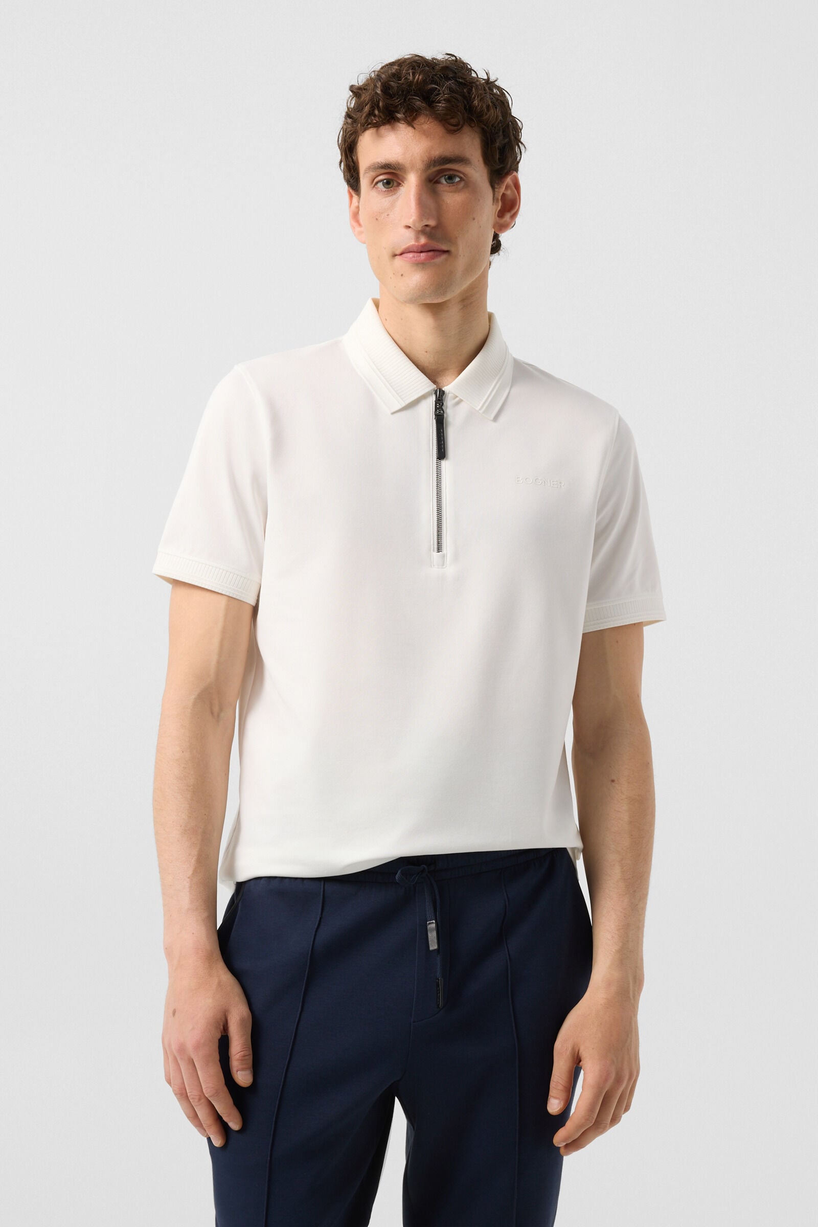 Timo piqu&eacute; polo shirt Off-White