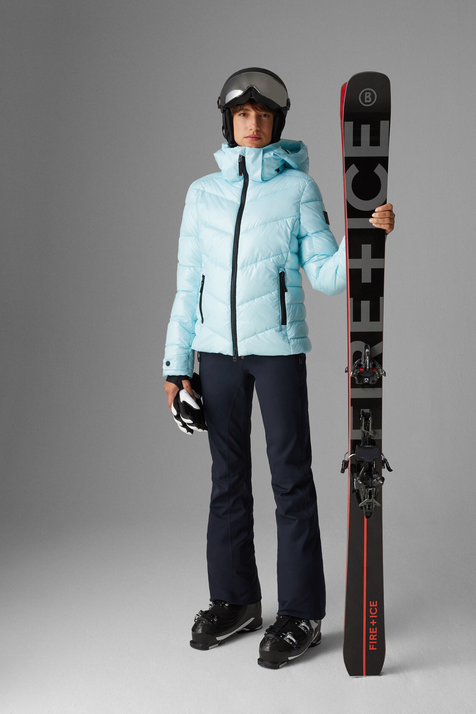 Ice blue ski jacket new arrivals
