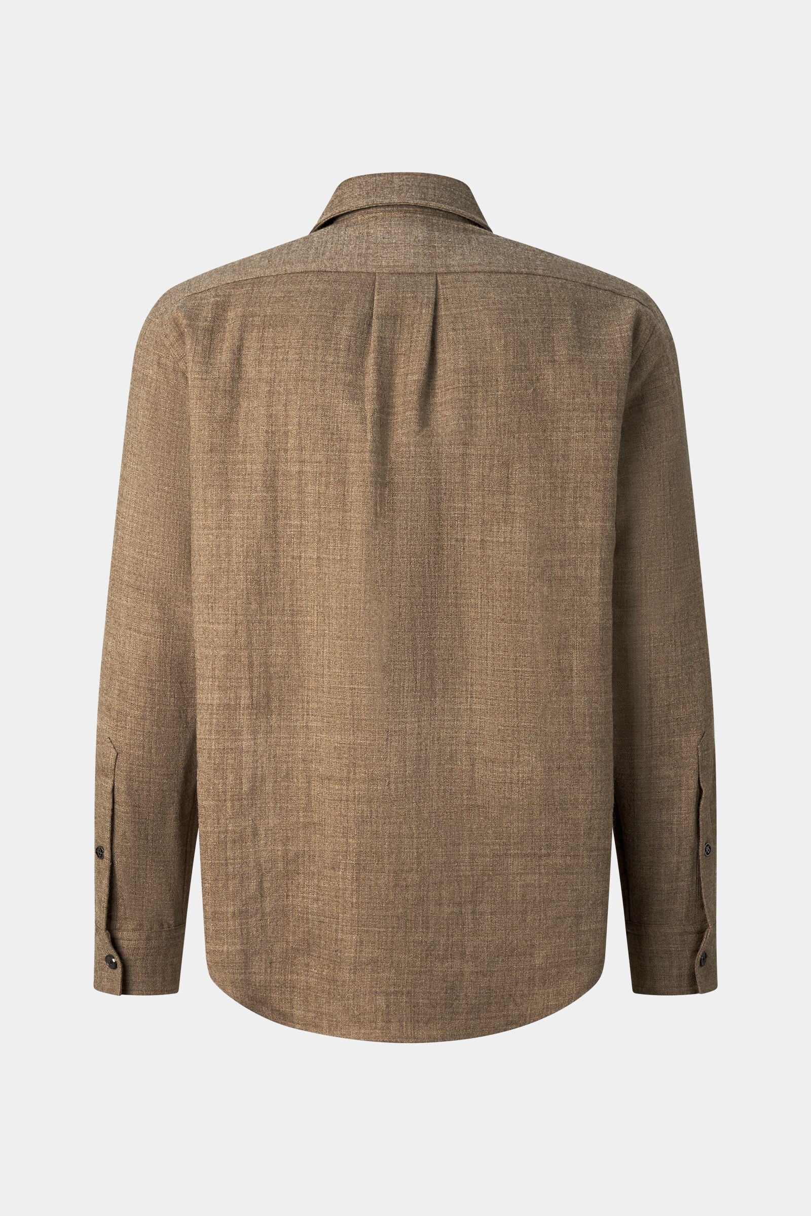 Heiko Virgin Wool Shirt Brown