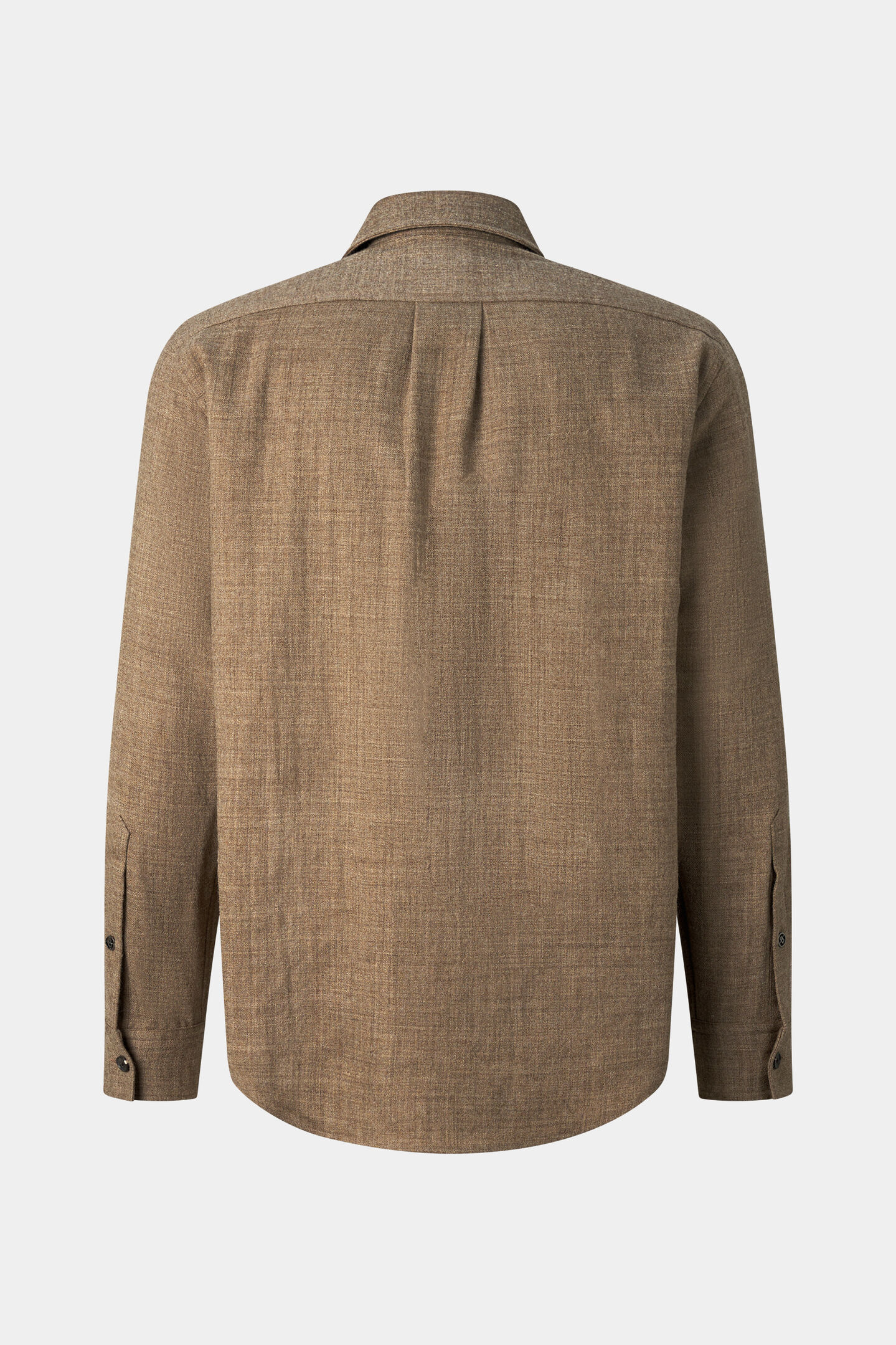 Heiko Virgin Wool Shirt Brown