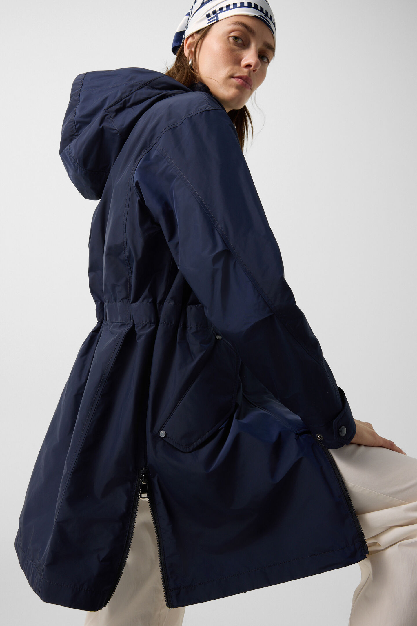 Parka Zofia Navy-Blau