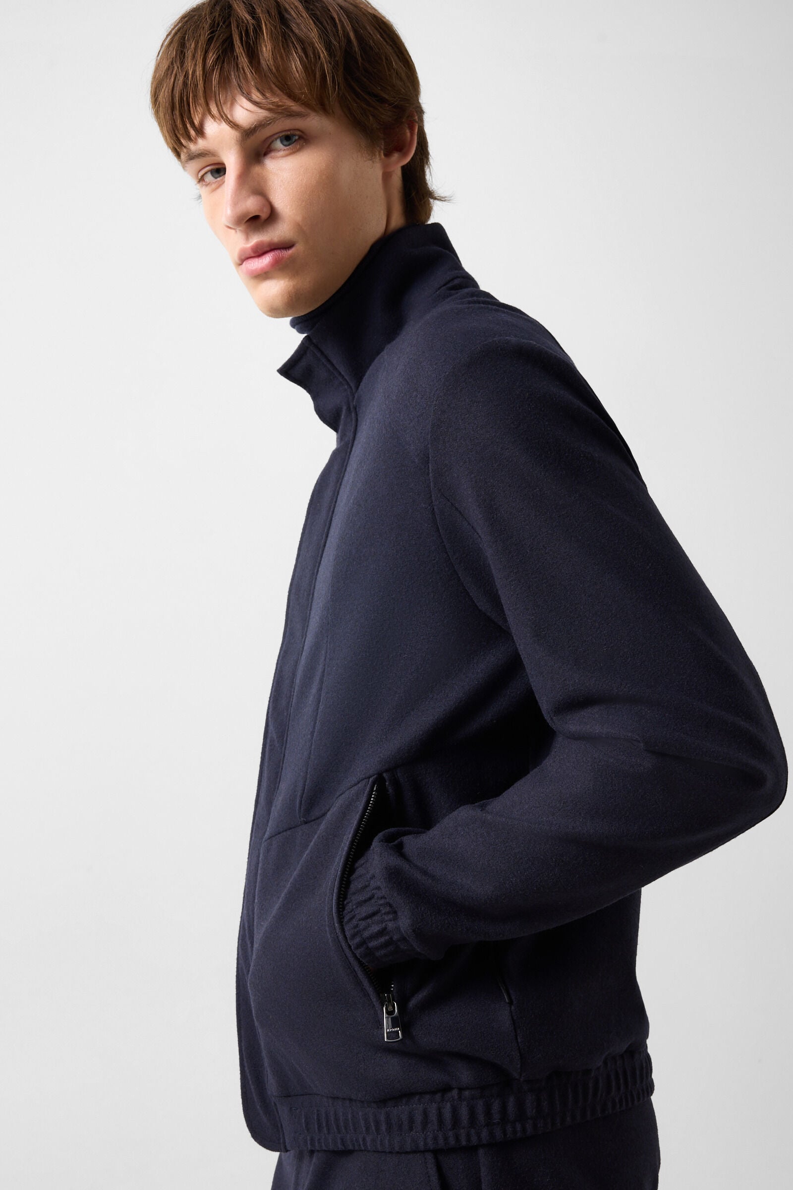 Bradley Flannel Jacket Navy