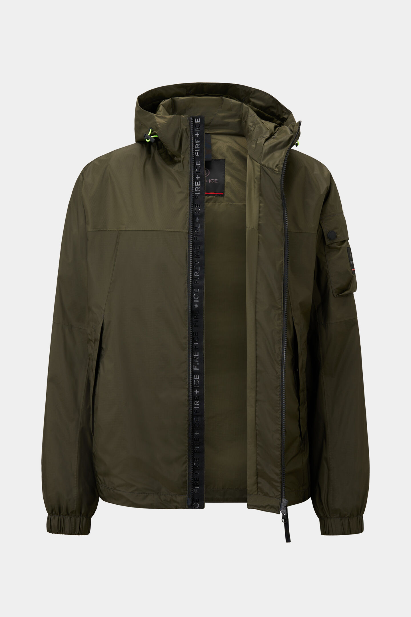 Veste technique Justin Vert olive