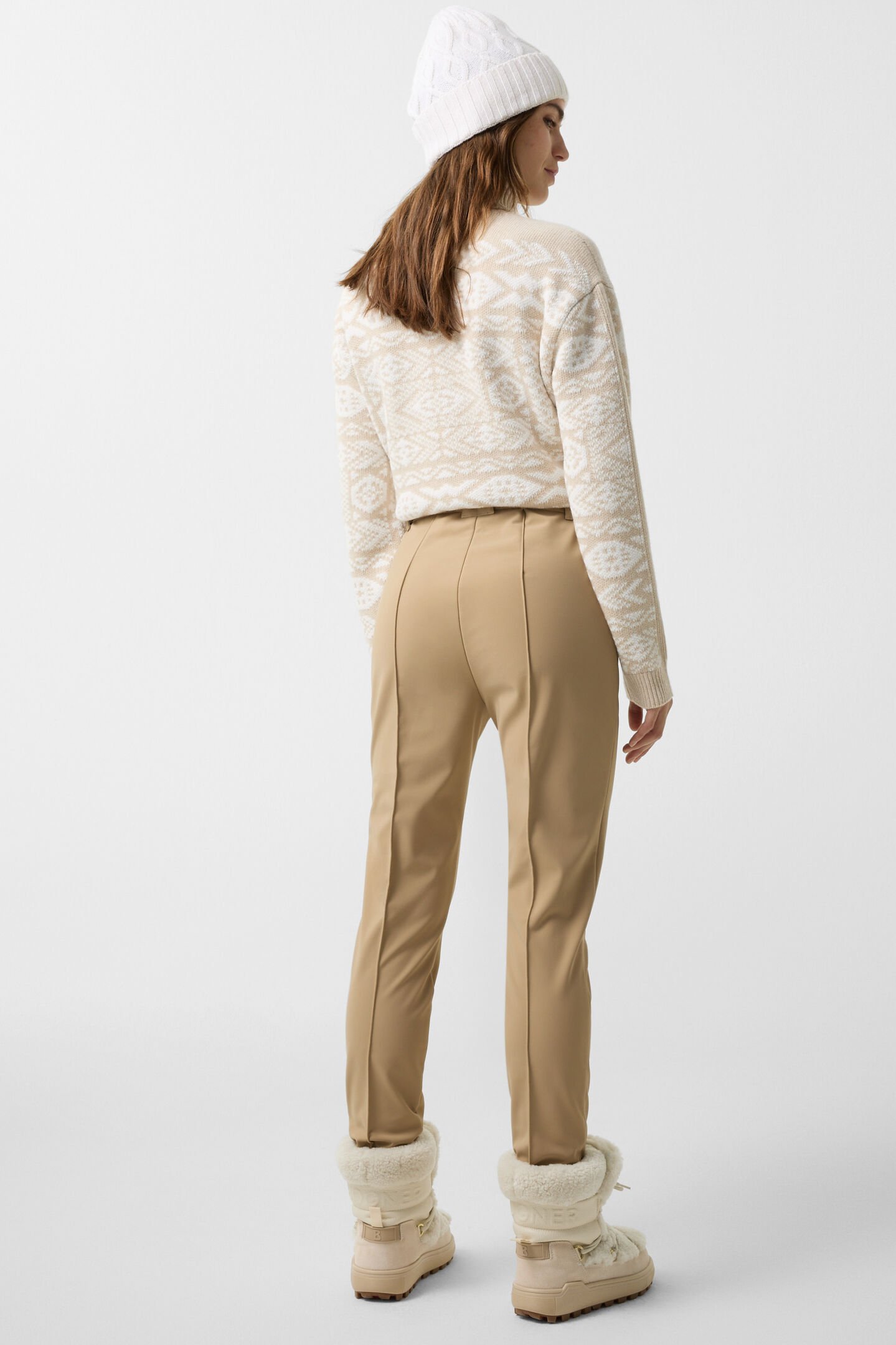Eirin softshell stirrup trousers Beige