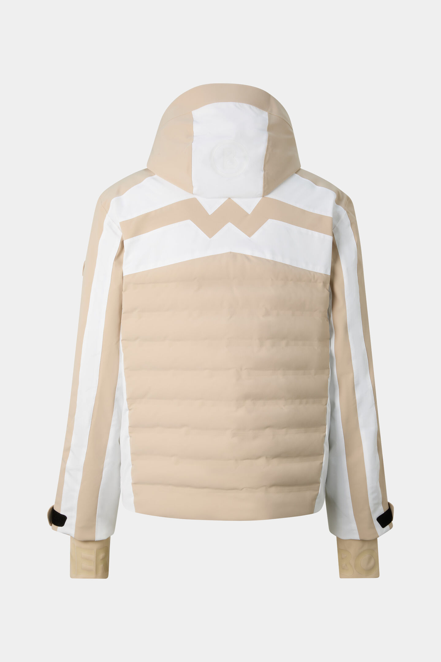 Skijacke Felis Camel/Wei&szlig;