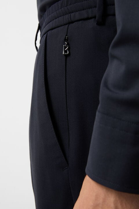Pleated trousers Marcus Navy blue Pleated trousers Marcus Navy blue