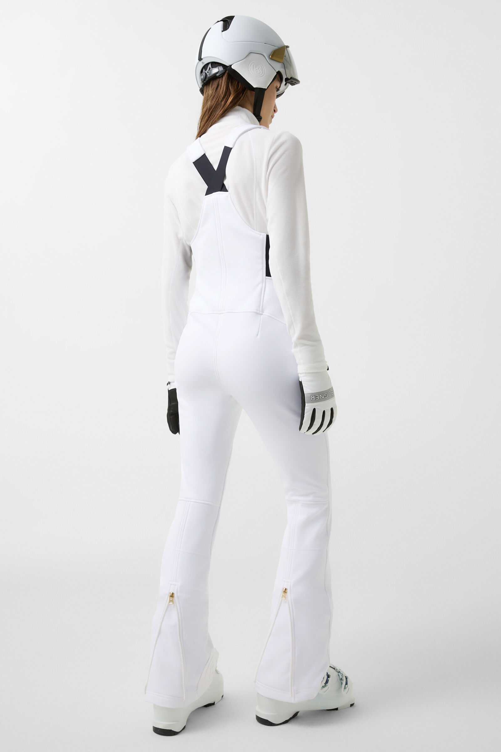 Cari softshell dungarees White