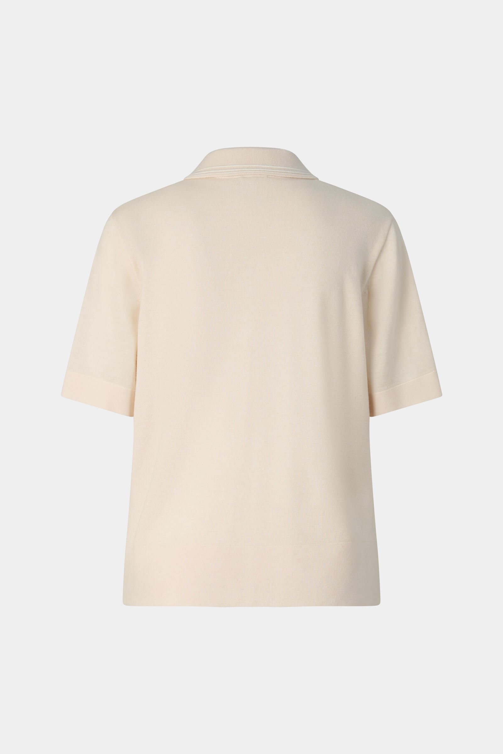 Maureen virgin wool polo shirt Cream