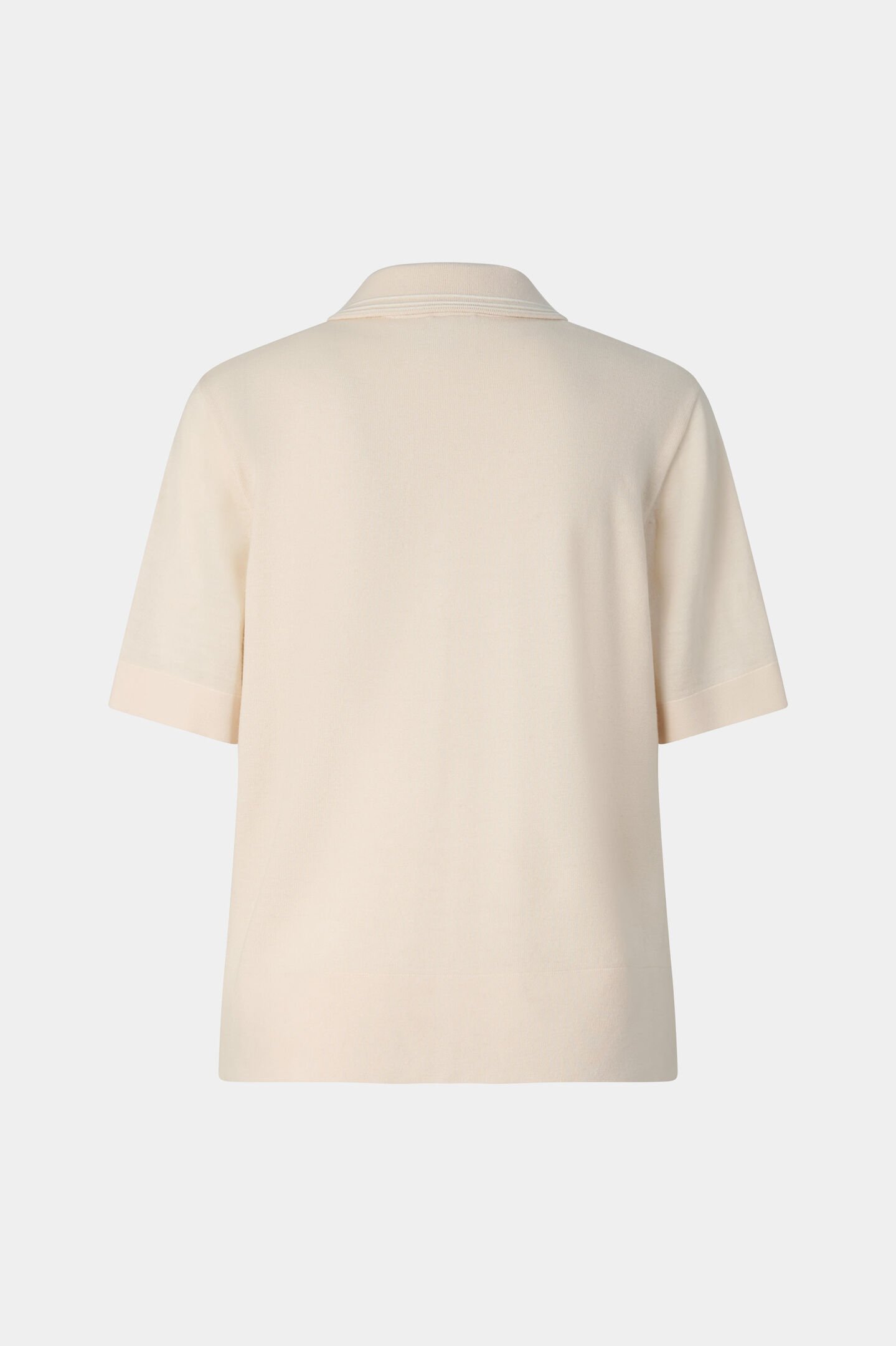 Maureen virgin wool polo shirt Cream