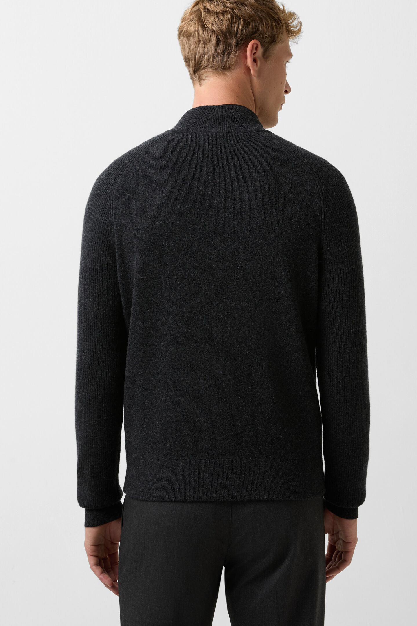 Dexter knit jacket Anthracite