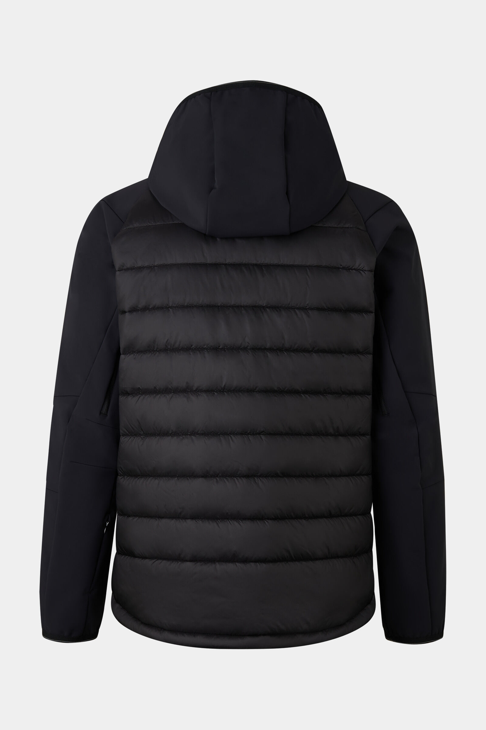Anian softshell quilted jacket Black