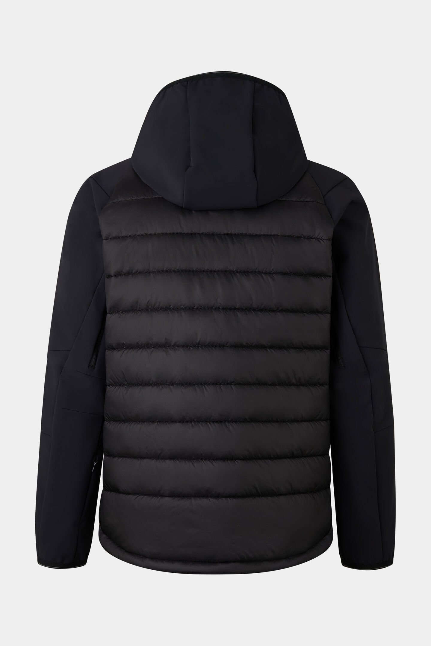 Anian softshell quilted jacket Black