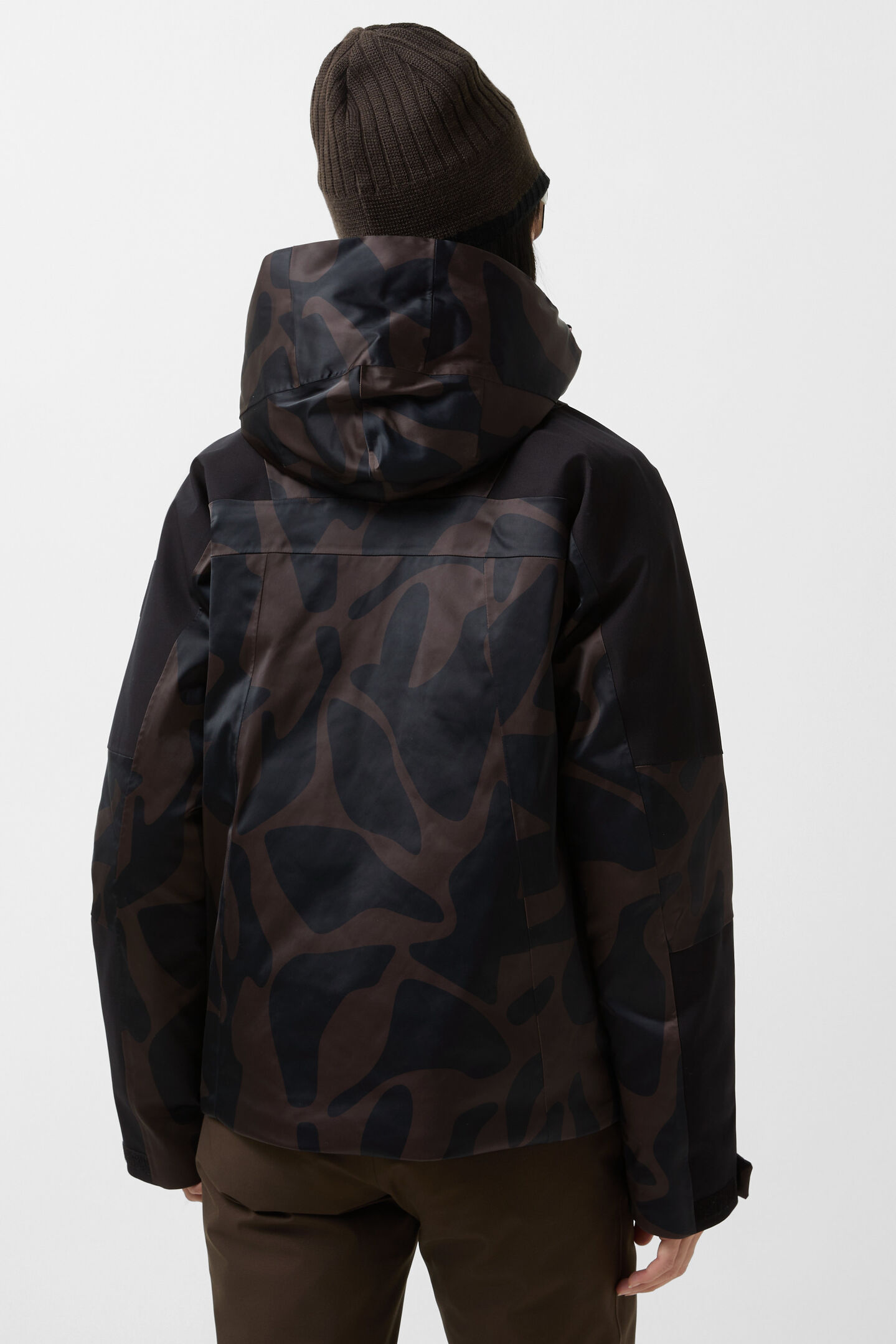 Tinka ski jacket Chocolate/black