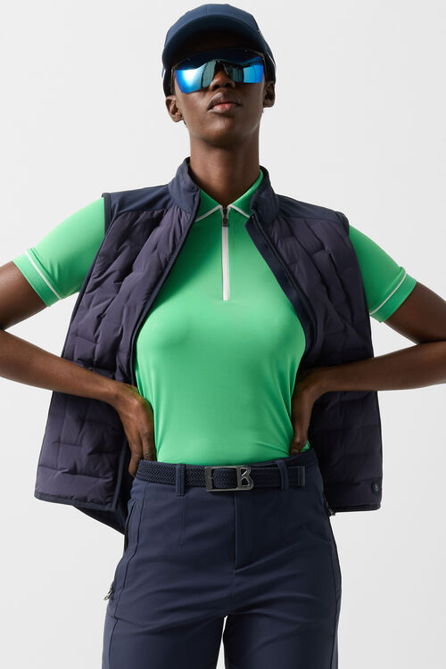 Caren functional short-sleeved top Green