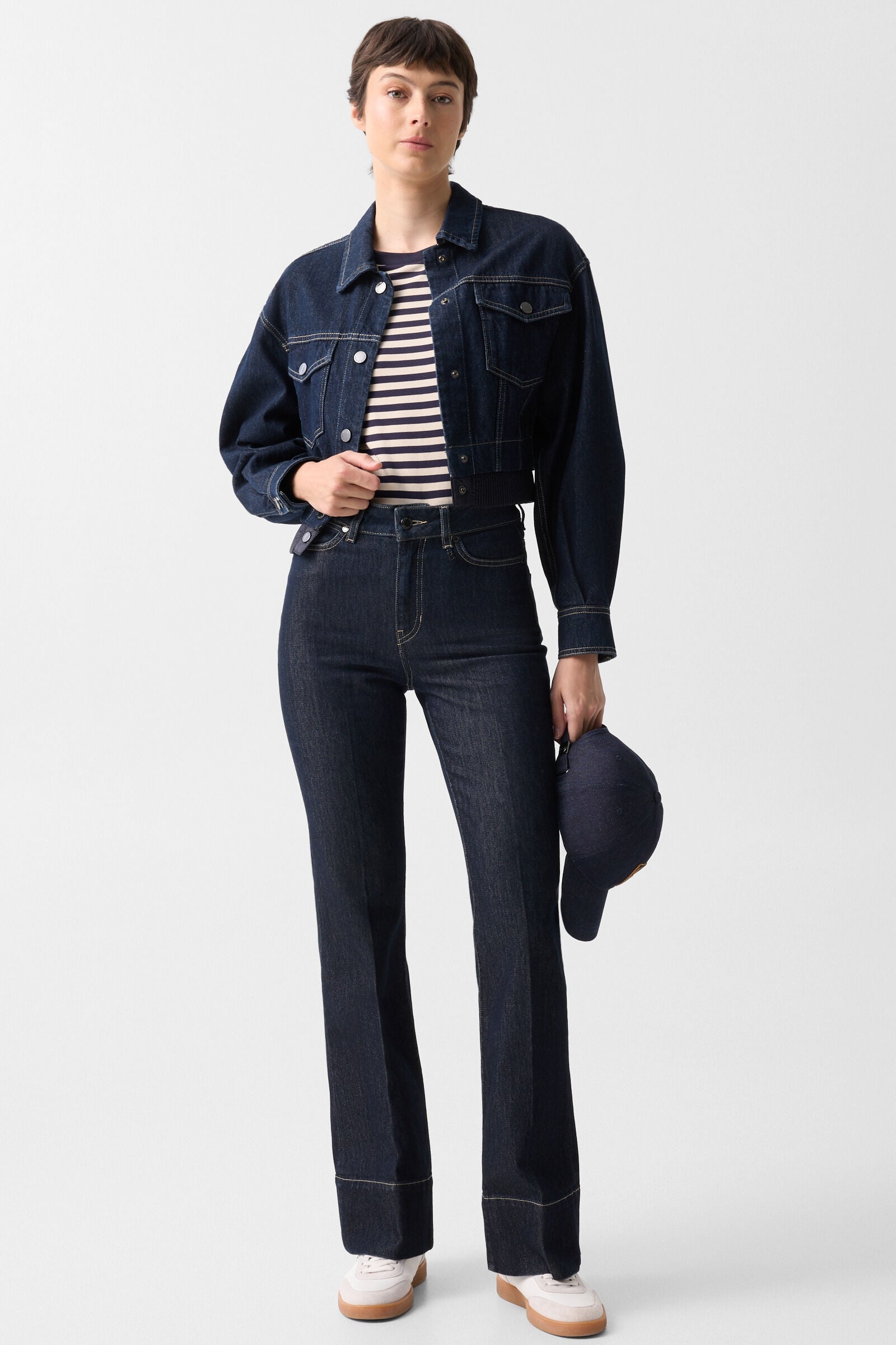T-shirt Raya Navy blue/sand