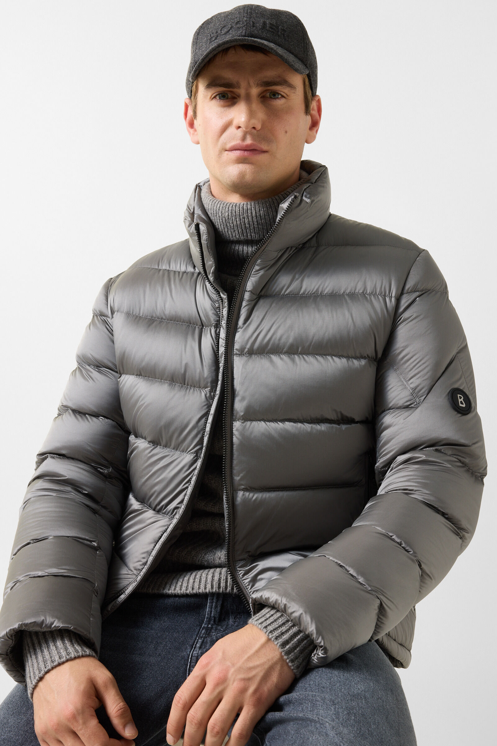 Daunenjacke Hugh Grau