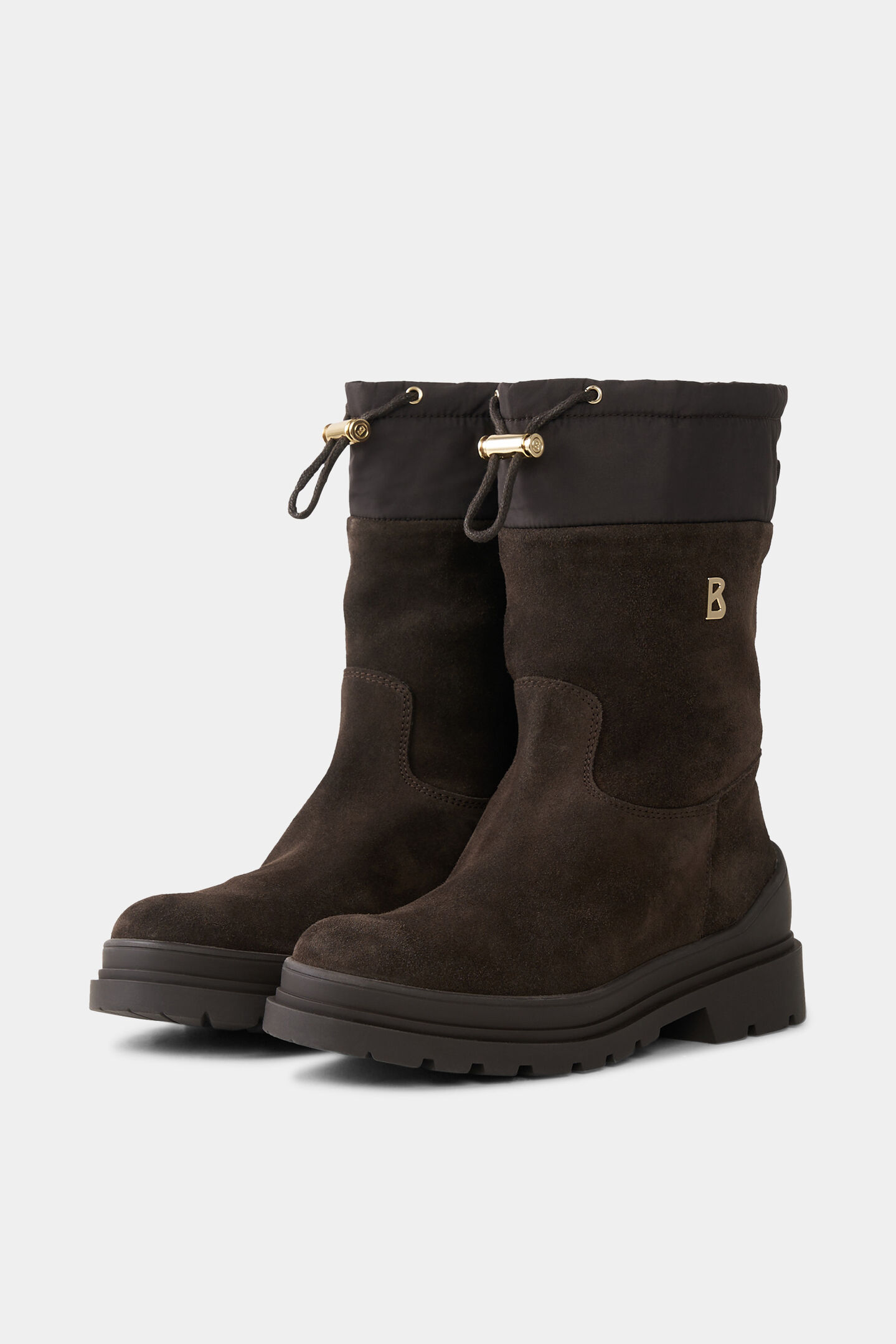 Slip-on Boots St.Moritz avec crampons Chocolate