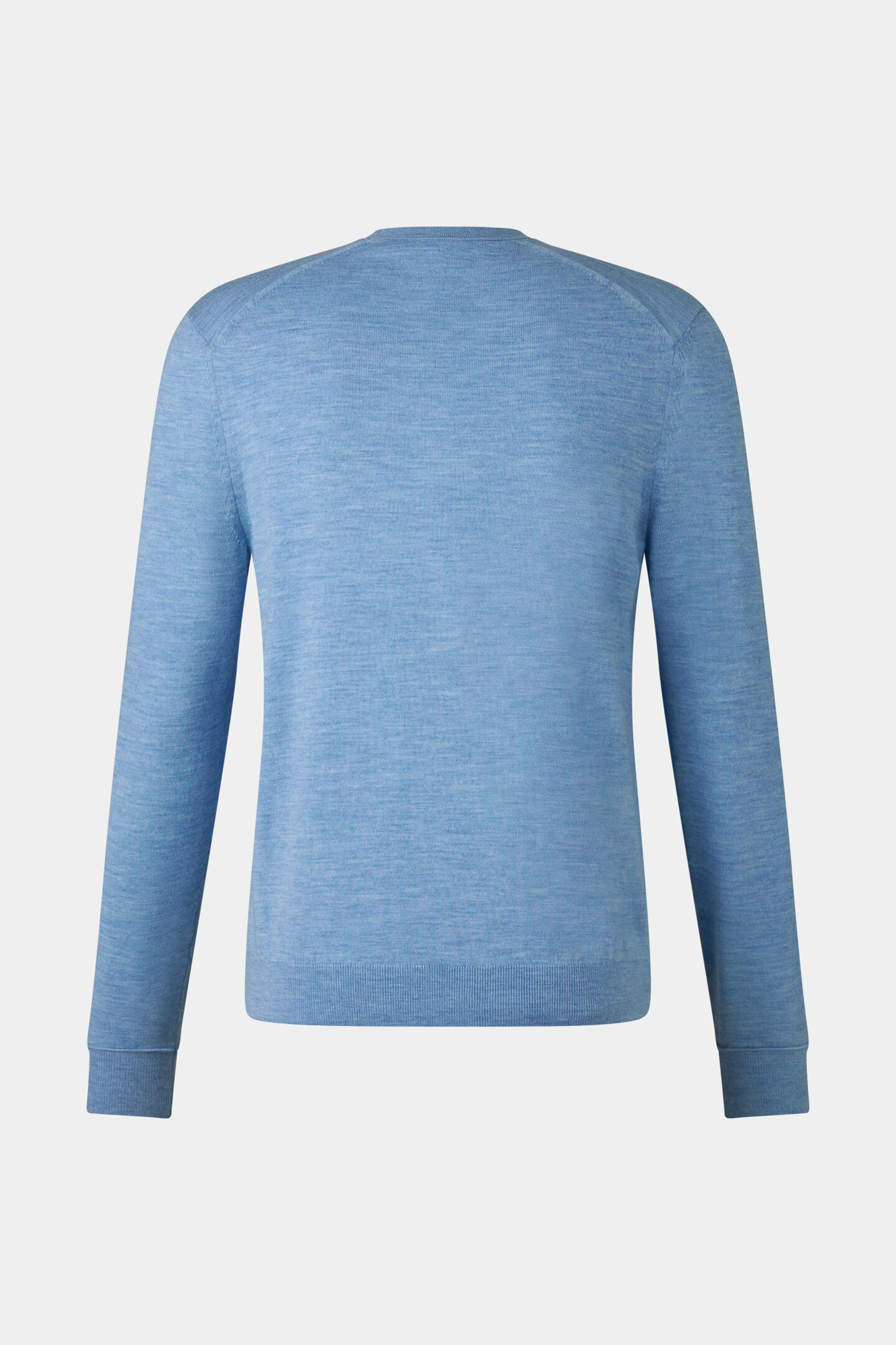 Schurwoll-Pullover Ole Hellblau