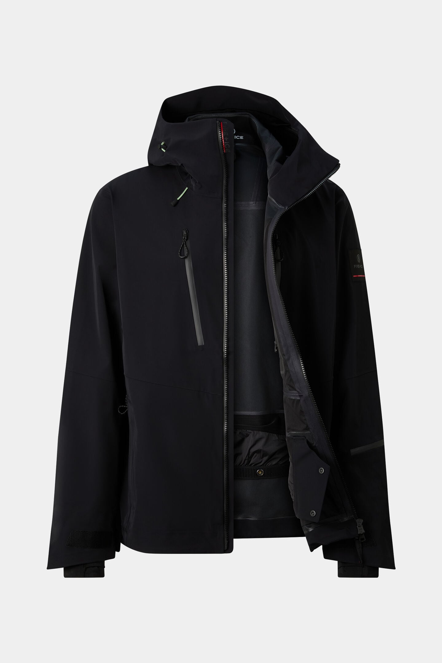 Skijacke Piaro Schwarz