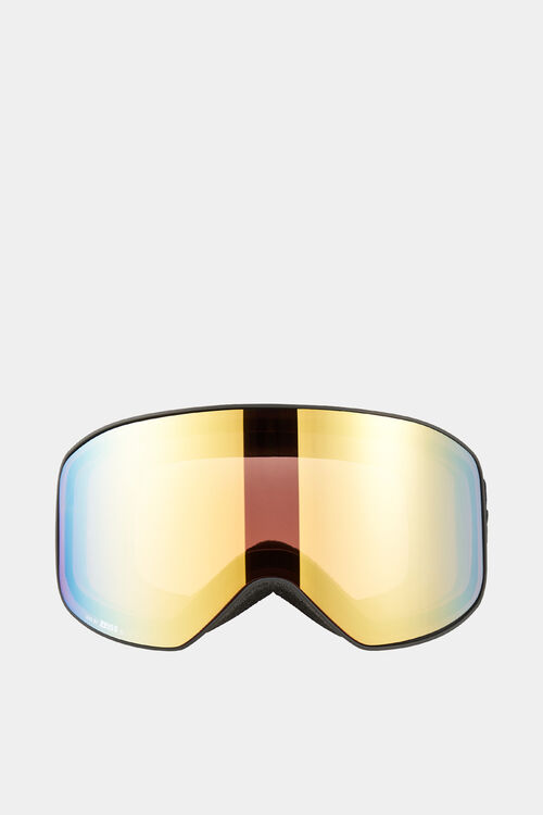 Skibrille Courchevel Pro Schwarz/Gold